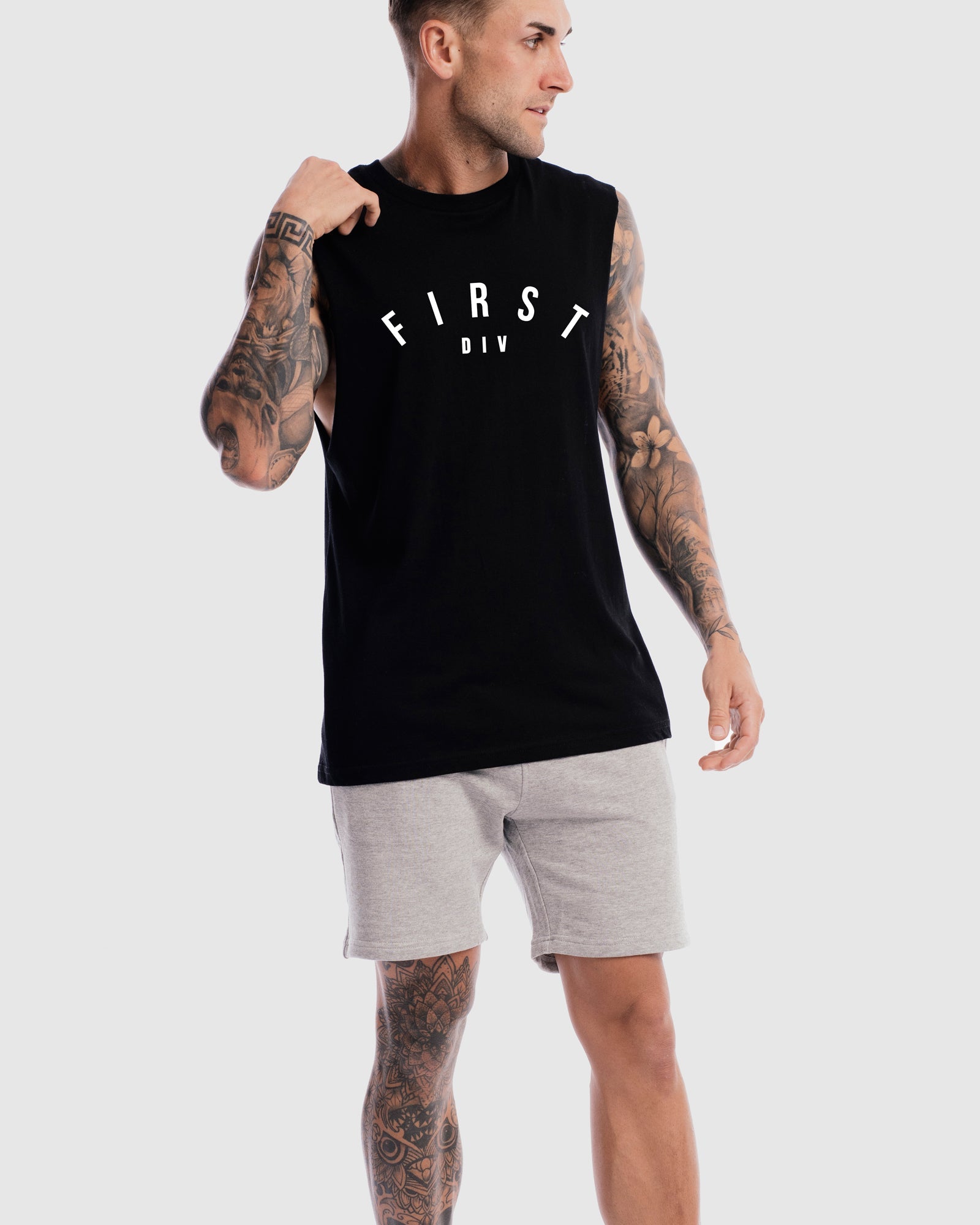 Mens Core Logo Tank - Black