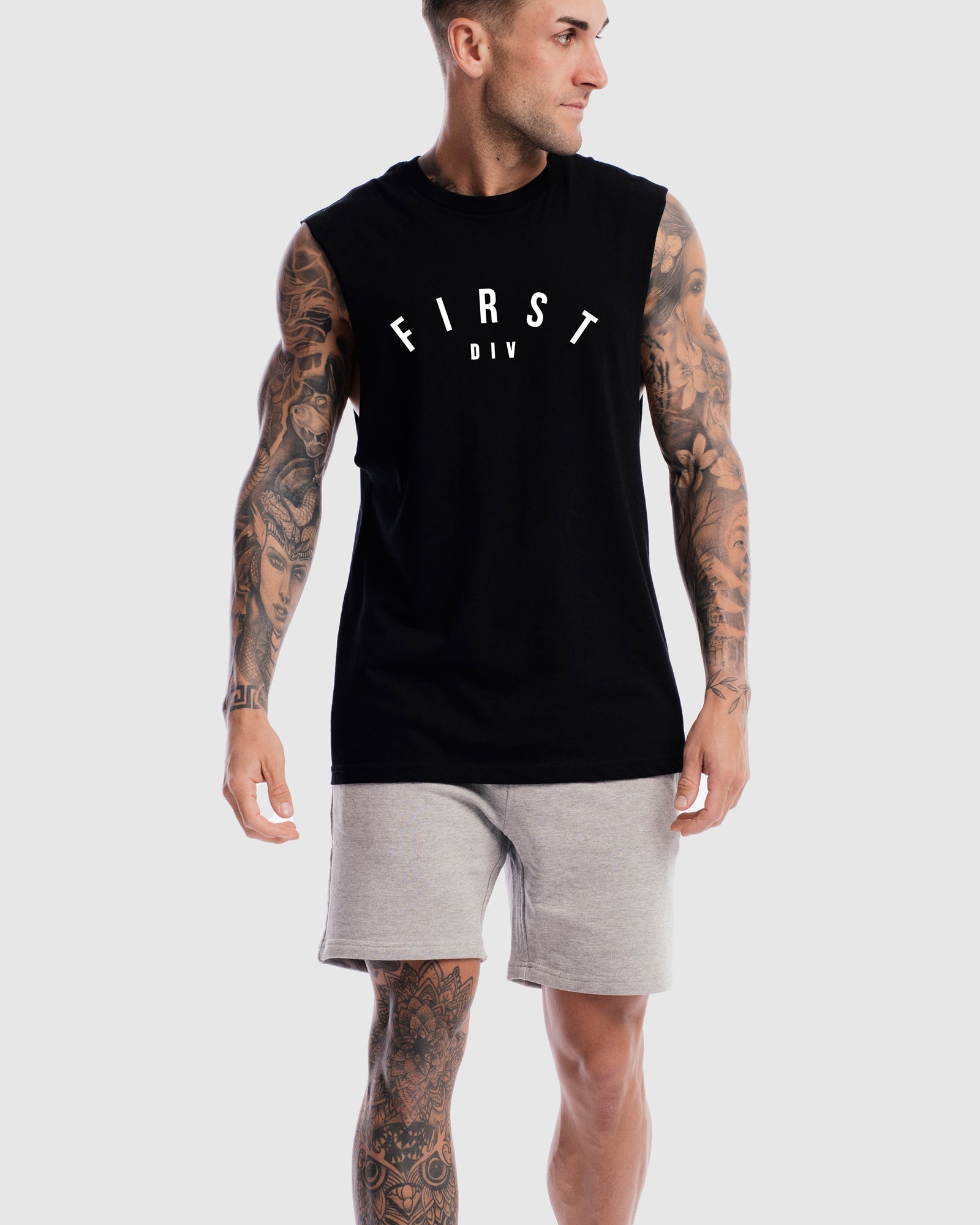 Mens Core Logo Tank - Black