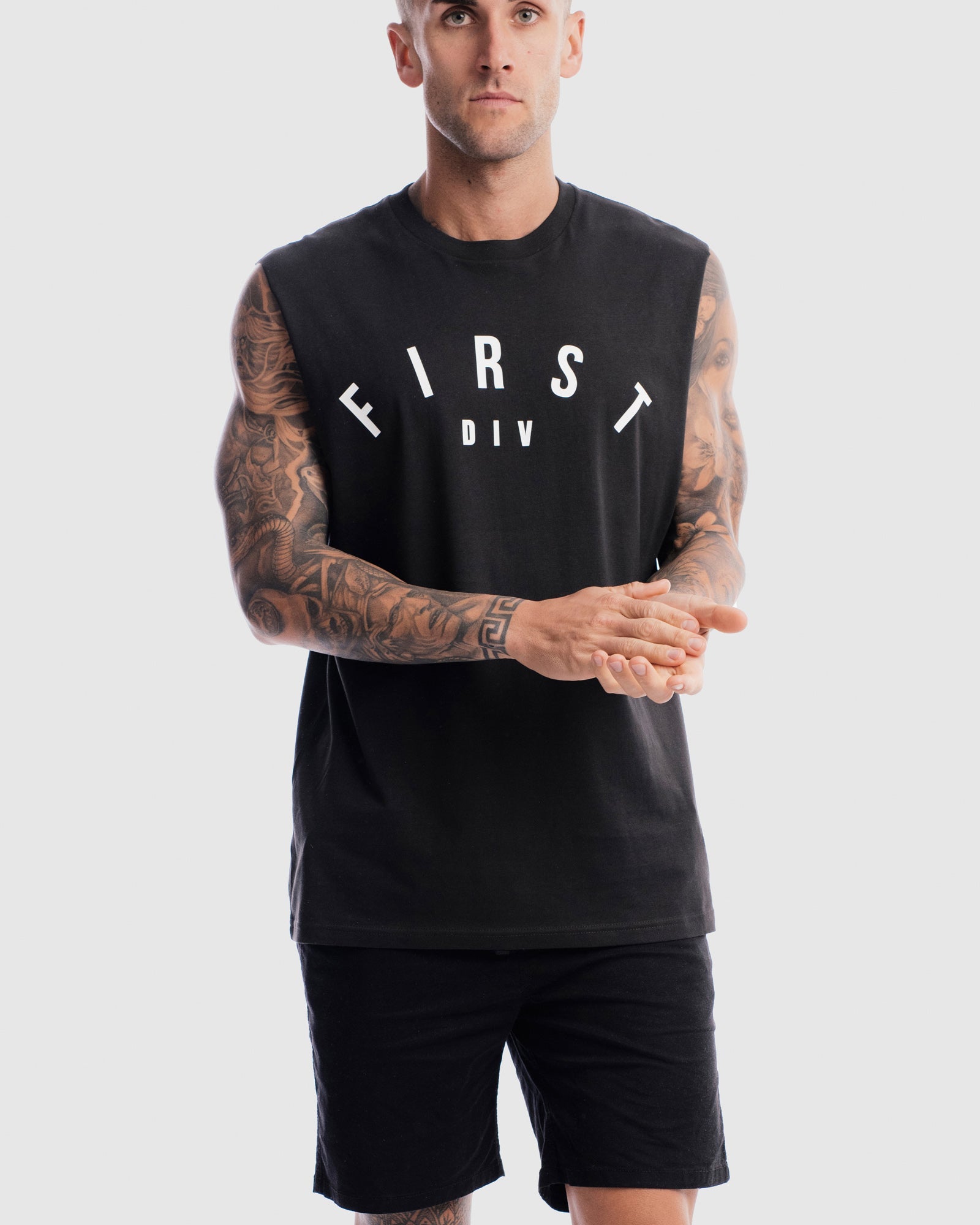 Mens Core Logo Tank - Vintage Black