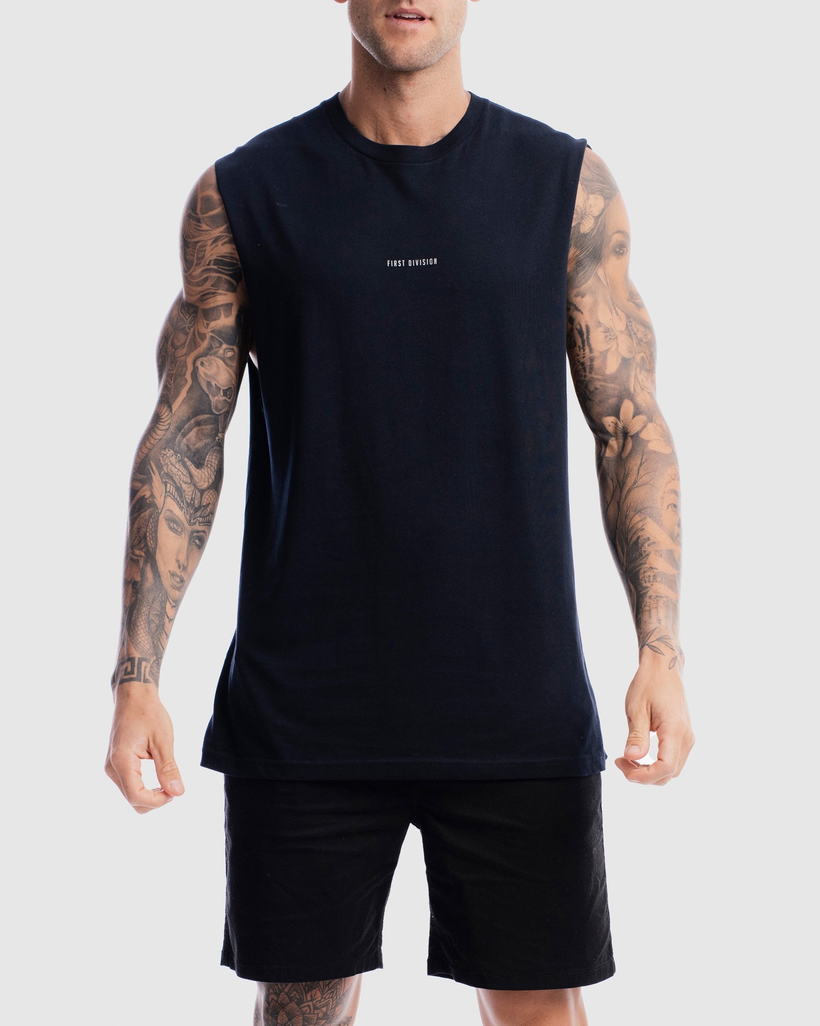 Mens Division Tank - Ink