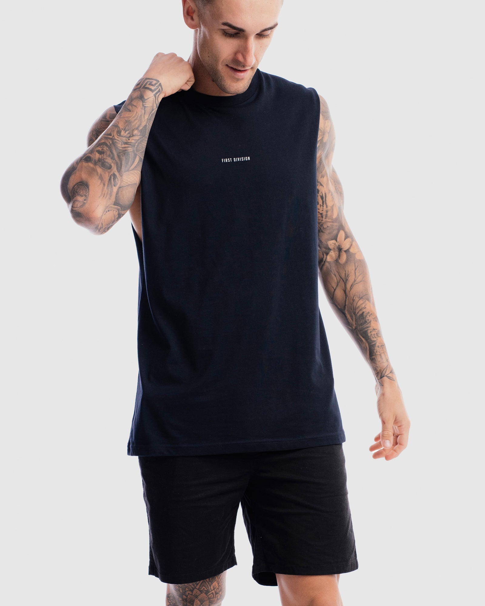 Mens Division Tank - Ink
