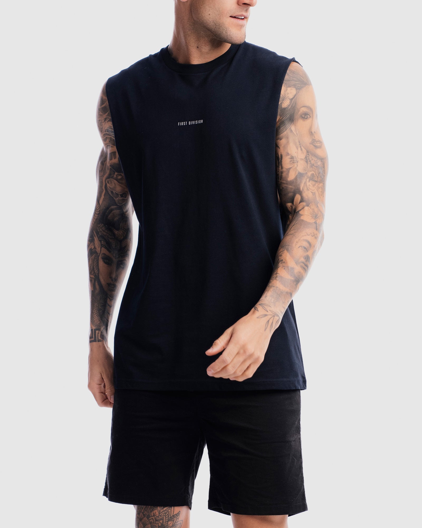 Mens Division Tank - Ink