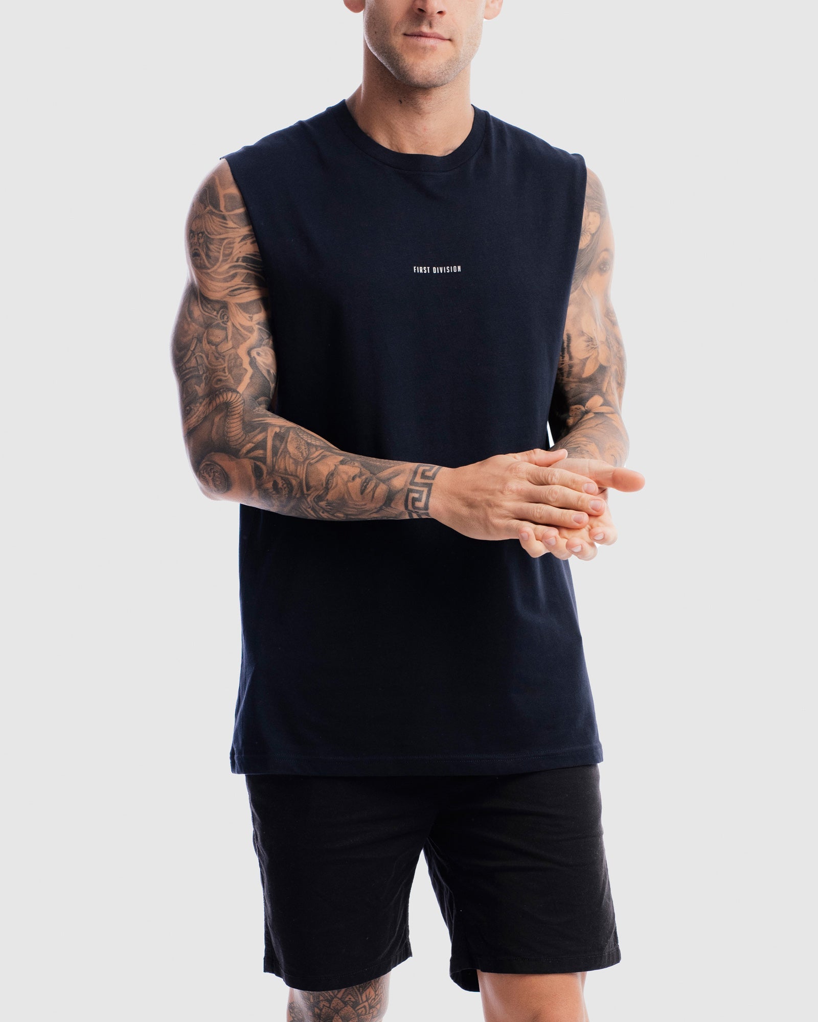 Mens Division Tank - Ink