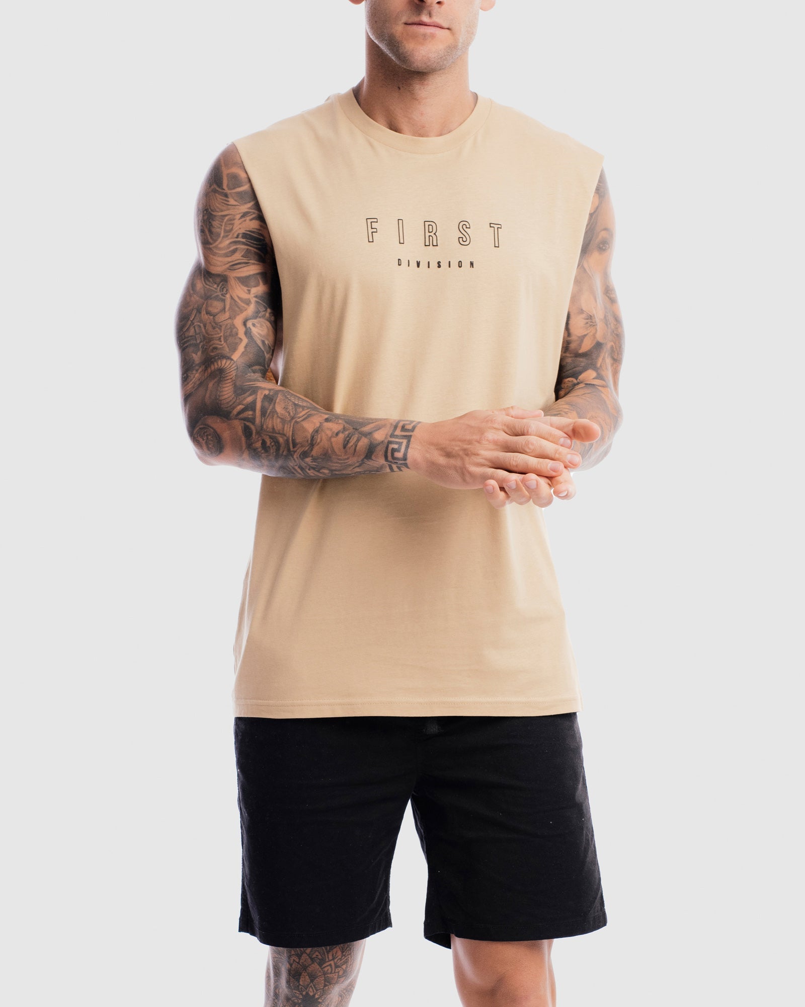 Mens First Rise Tank - Camel