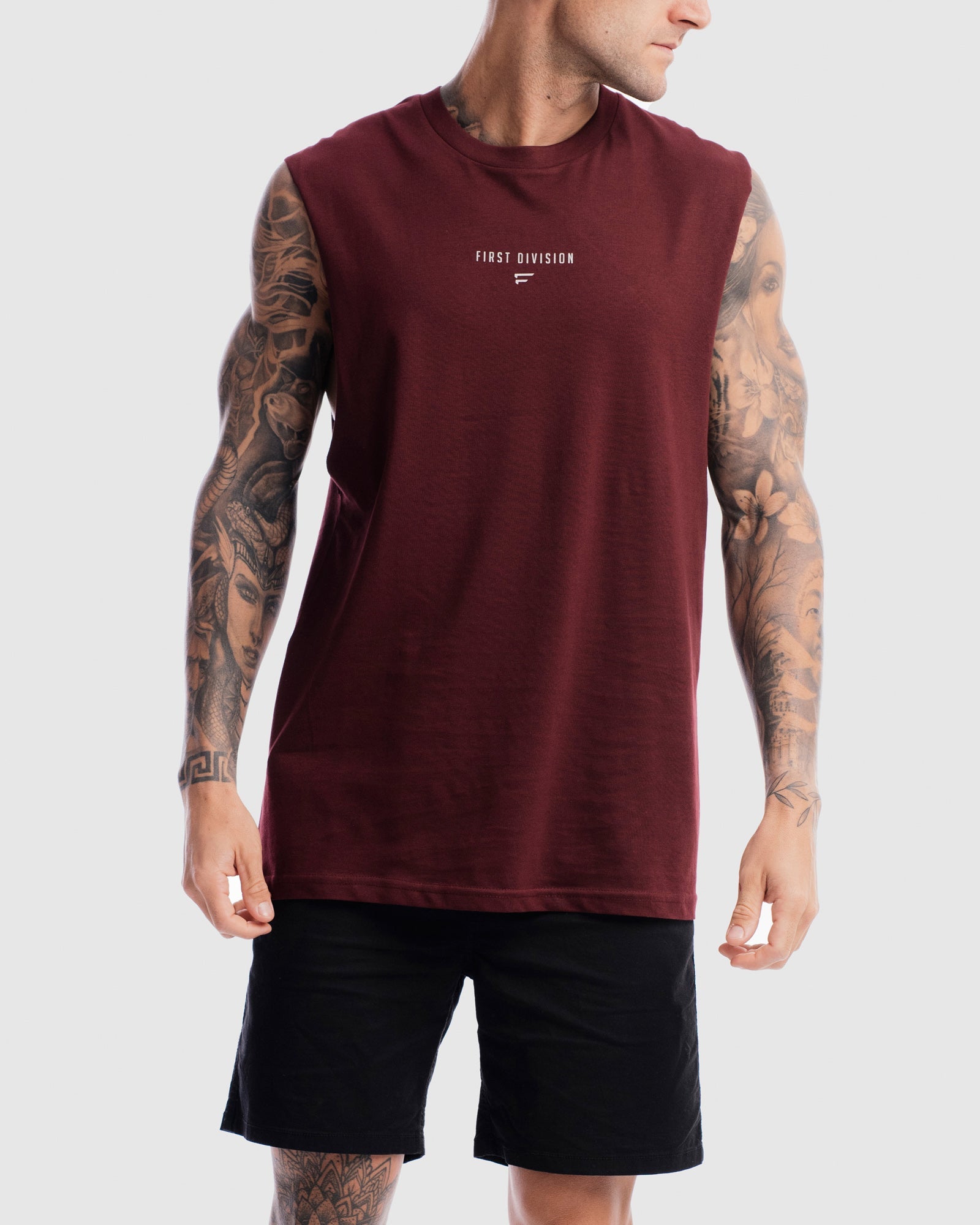 Mens Grand Stand Centre Tank - Ox