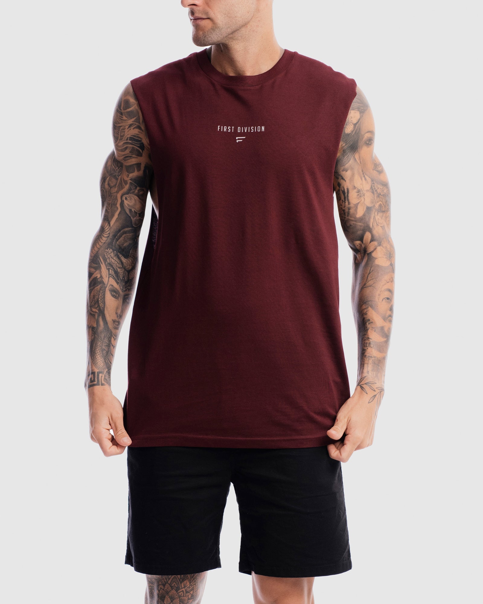 Mens Grand Stand Centre Tank - Ox