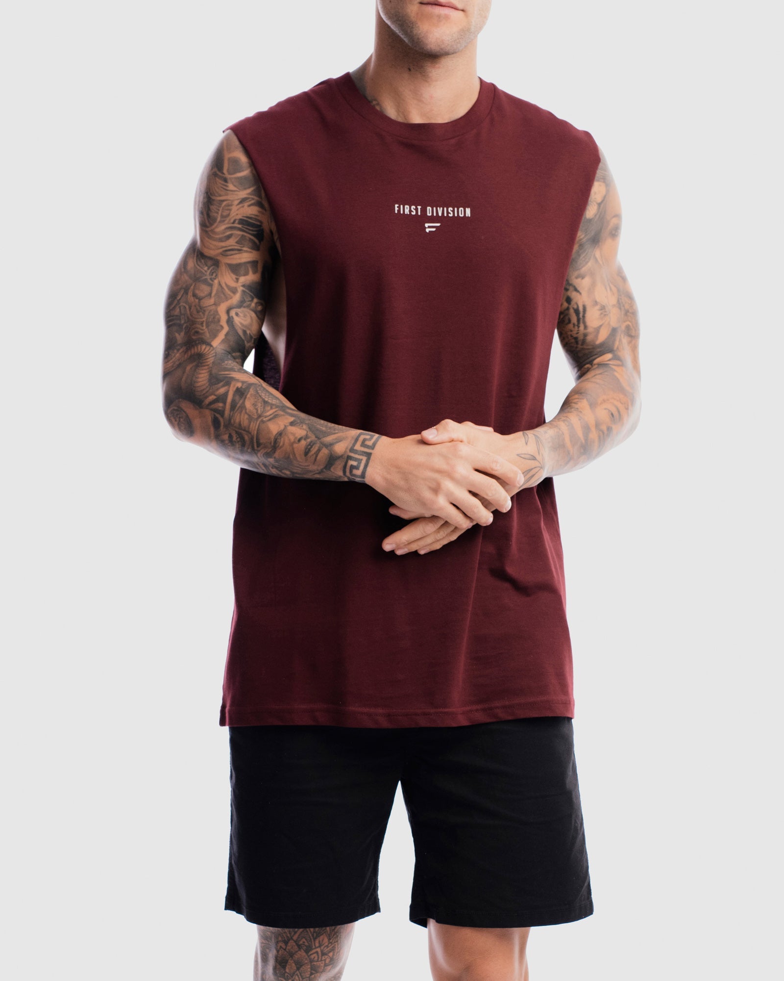 Mens Grand Stand Centre Tank - Ox