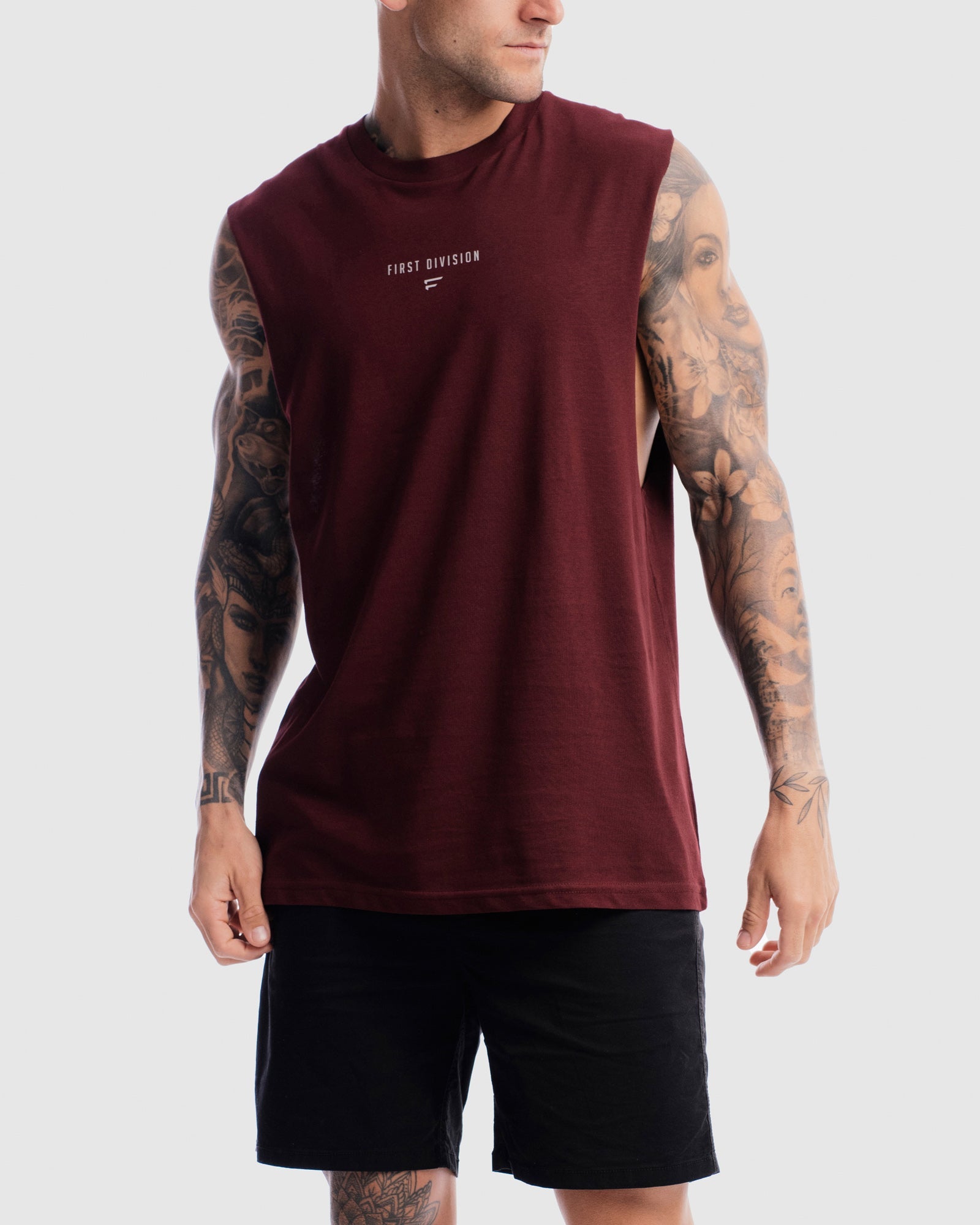 Mens Grand Stand Centre Tank - Ox