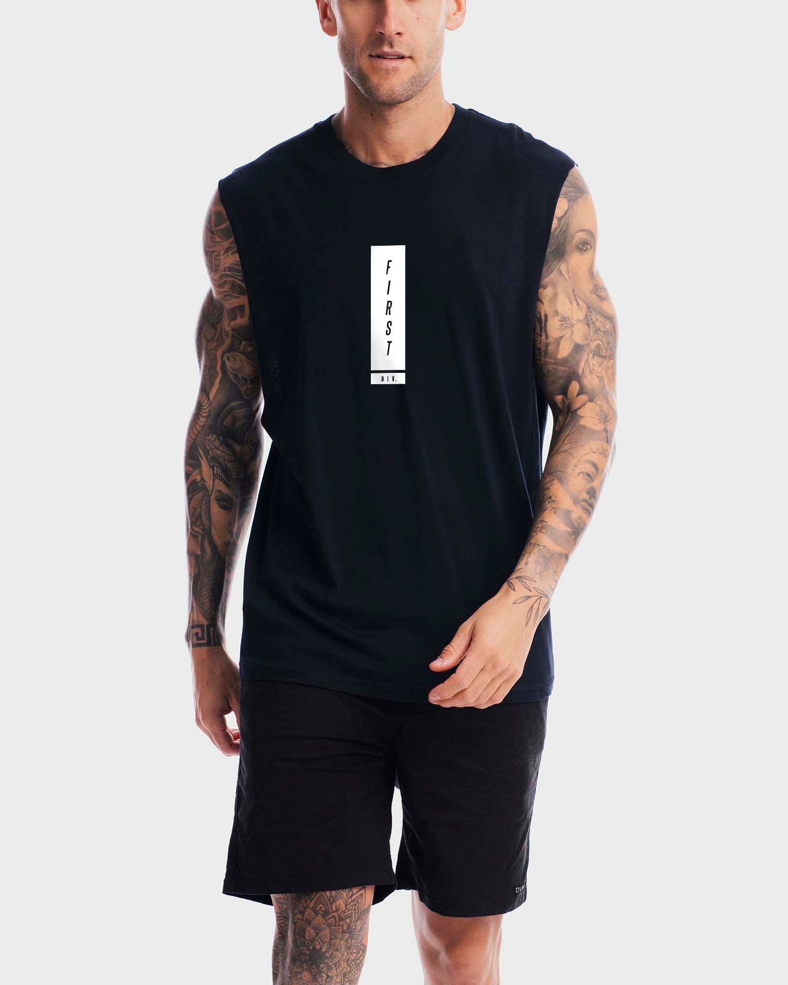 Mens Midfield Tank - Ink