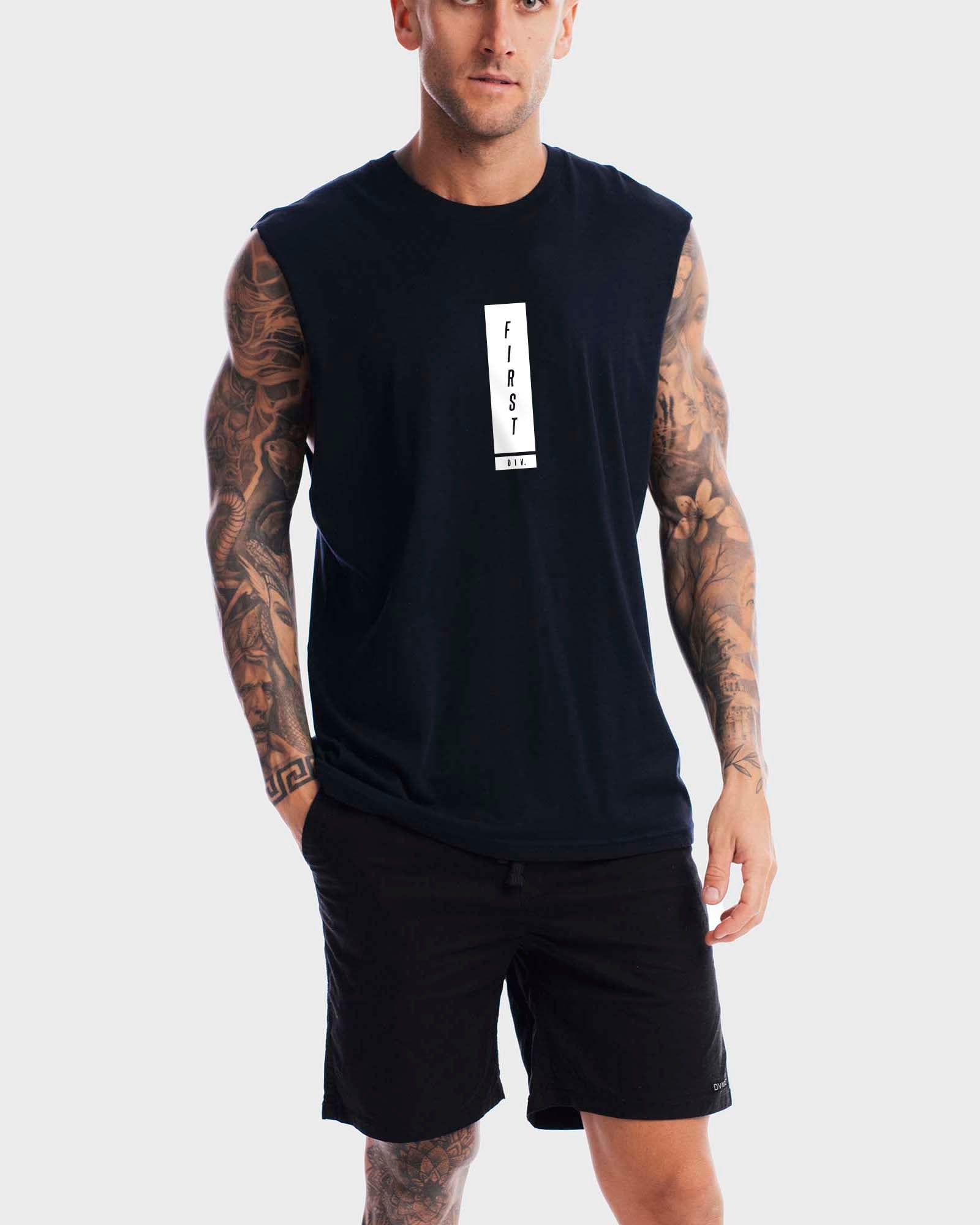 Mens Midfield Tank - Ink