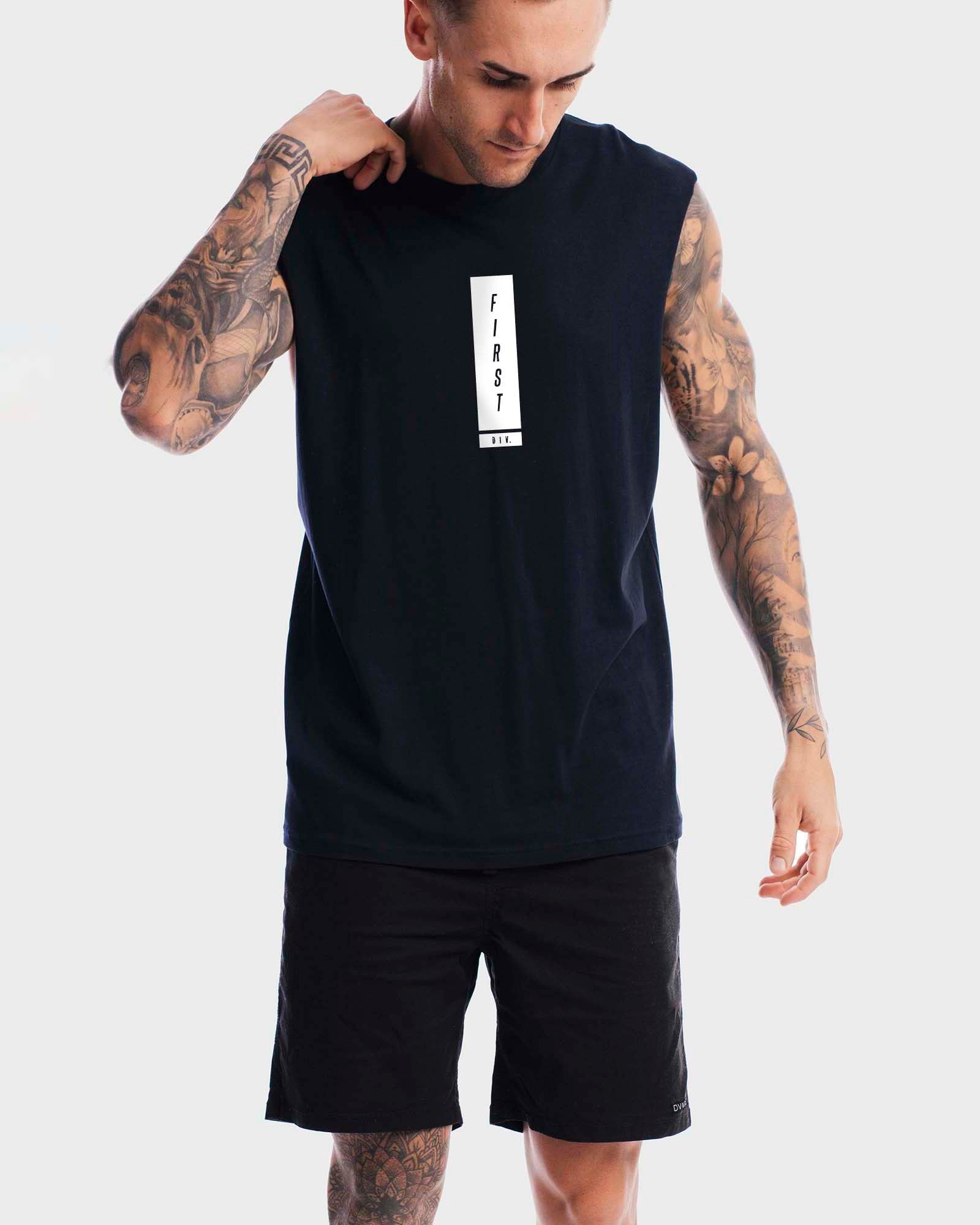 Mens Midfield Tank - Ink