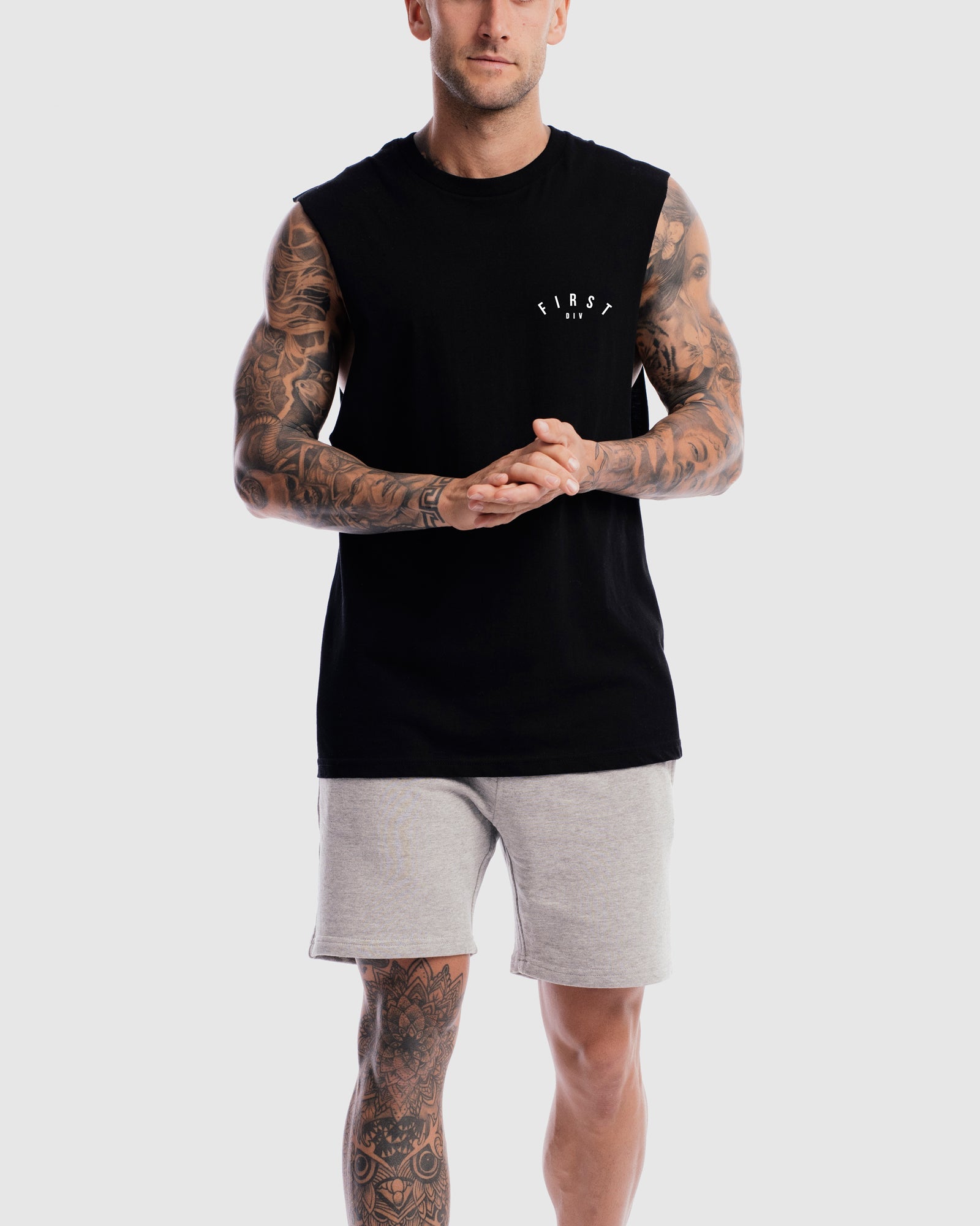 Mens Core Crest Tank - Black