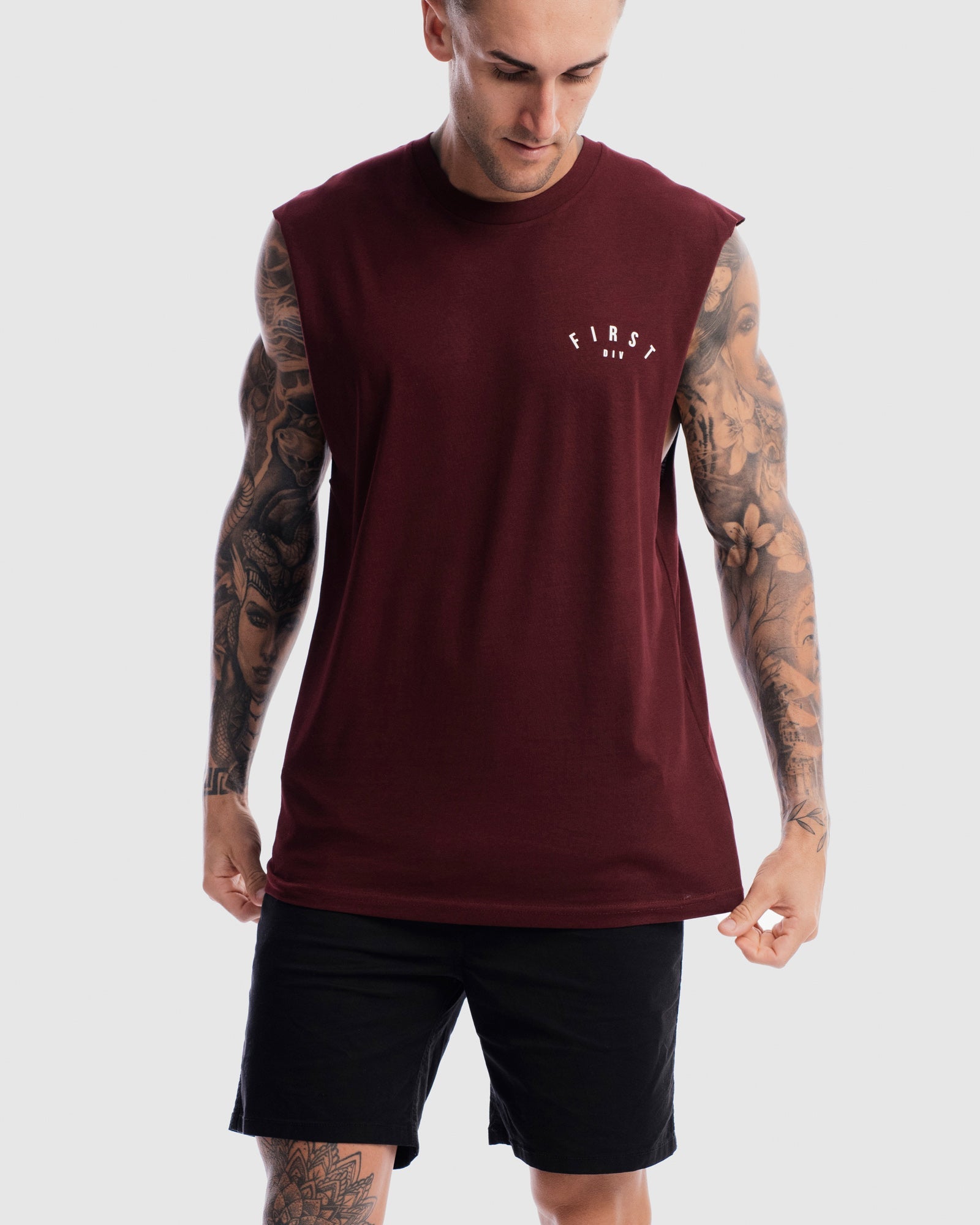 Mens Core Crest Tank - Ox