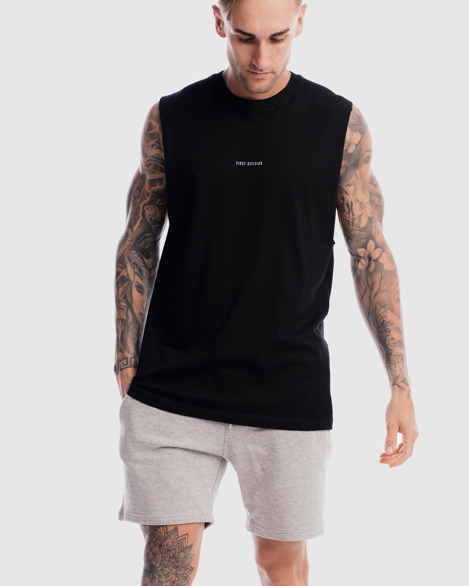 Mens Division Tank - Black