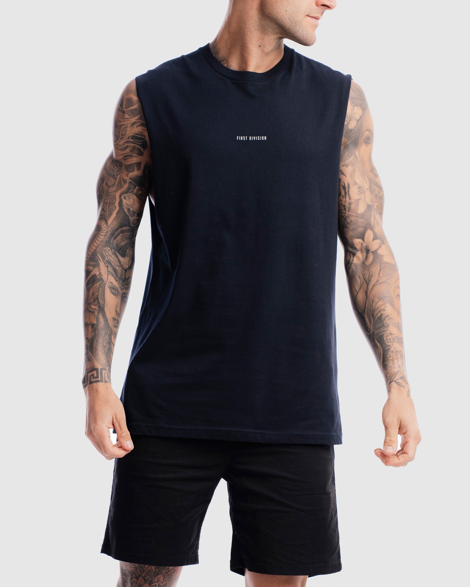 Mens Division Tank - Ink
