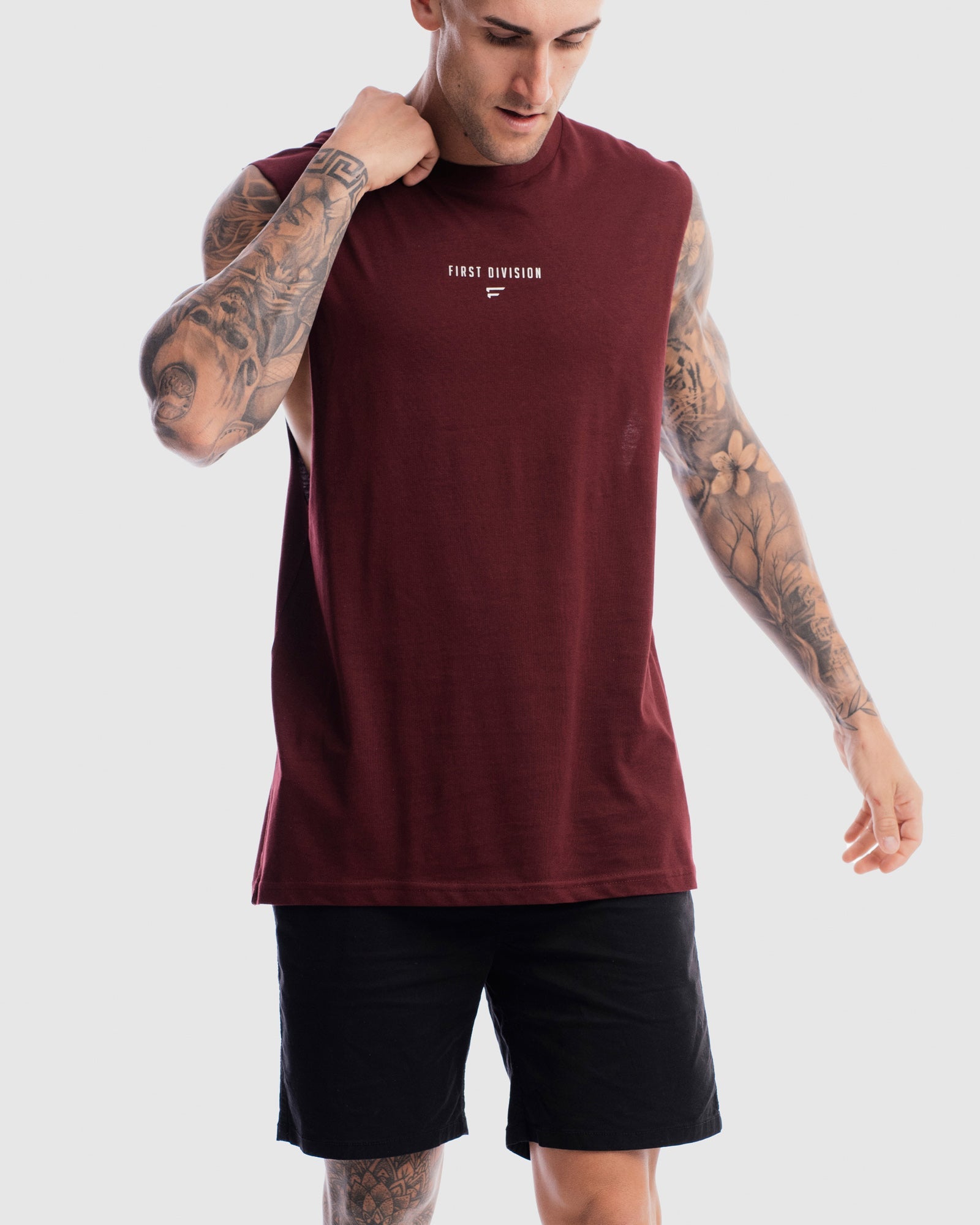 Mens Grand Stand Centre Tank - Ox