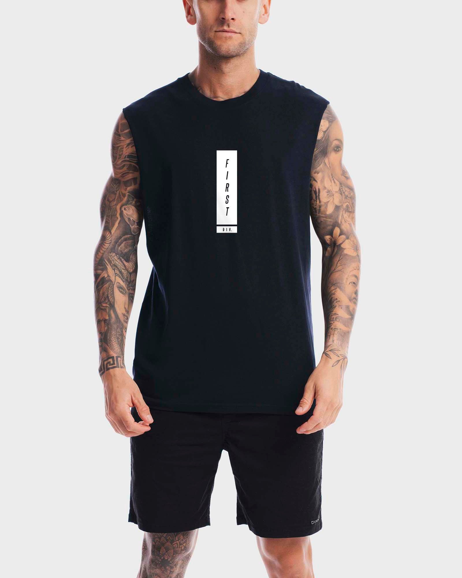 Mens Midfield Tank - Ink