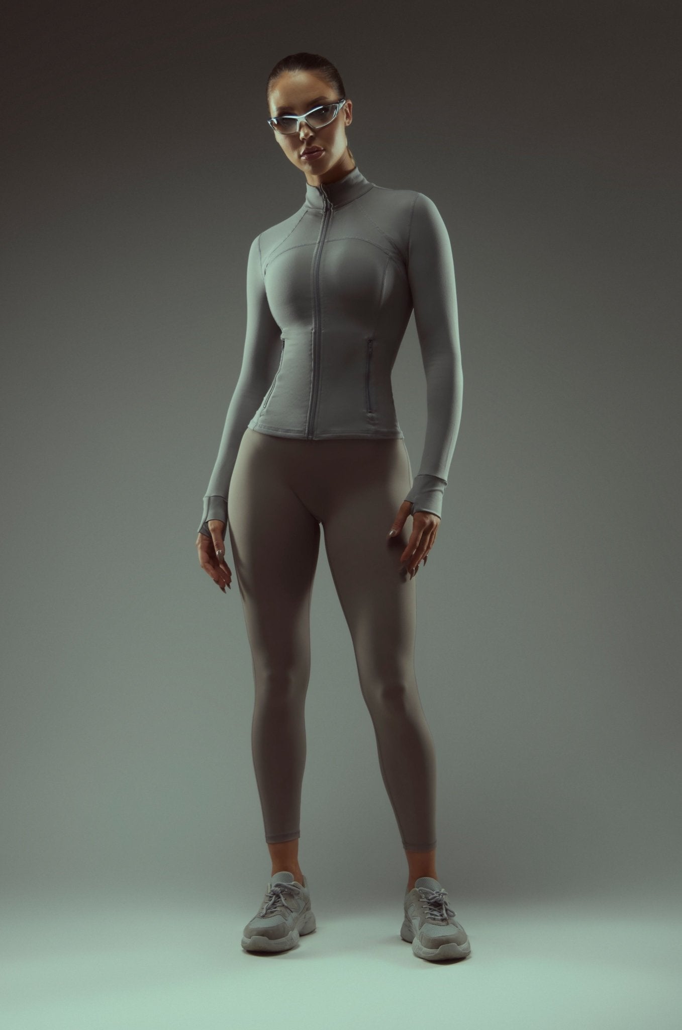 Zip Jacket - Light Grey