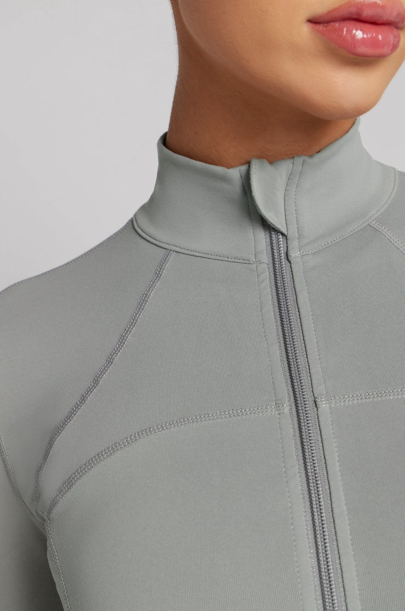 Zip Jacket - Light Grey