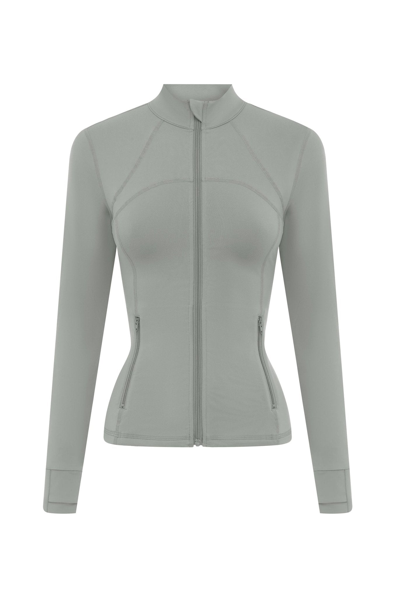 Zip Jacket - Light Grey