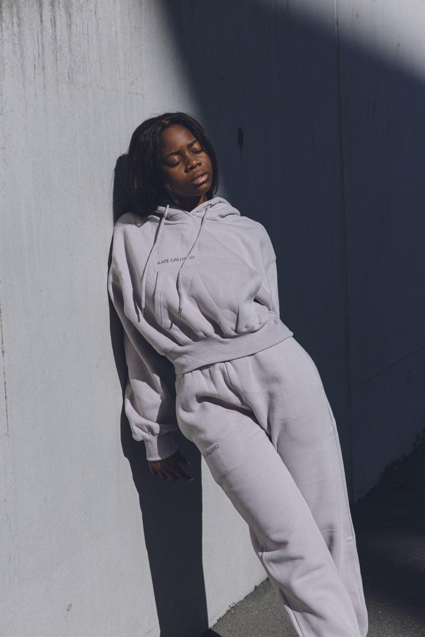 Cotton Tracksuit Pants - Grey