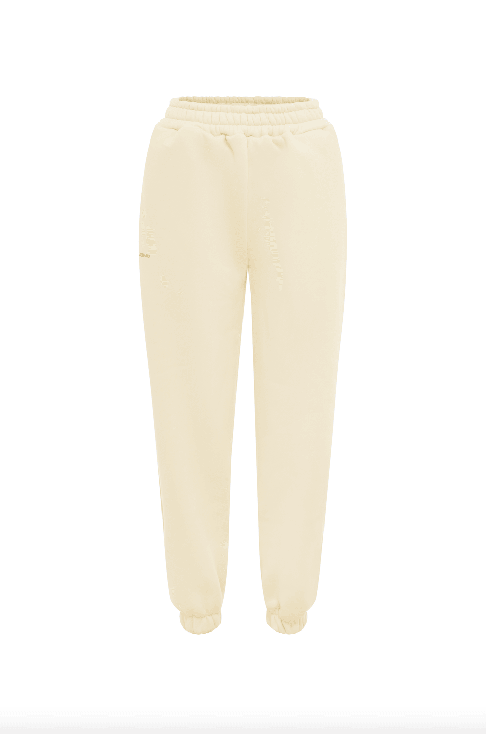 Cotton Tracksuit Pants - Cream