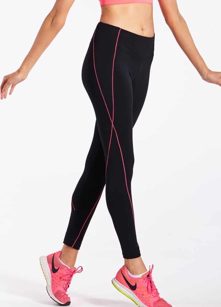 F/L Yoga Pants Contrast Trim