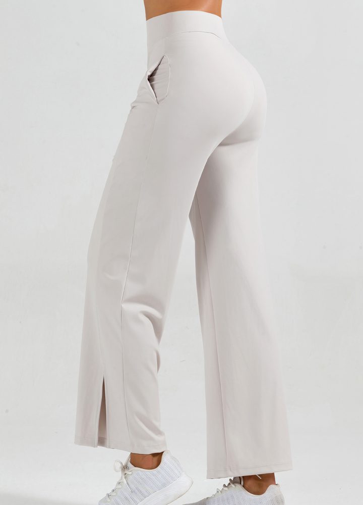 Split Hem Wide Leg Pants