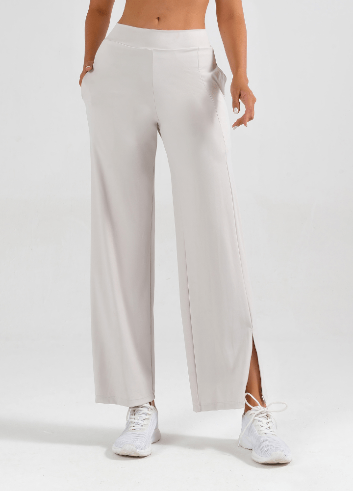 Split Hem Wide Leg Pants