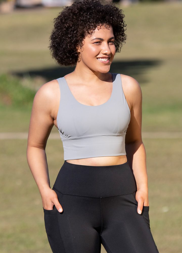Wide Strap U Back Sports Bra