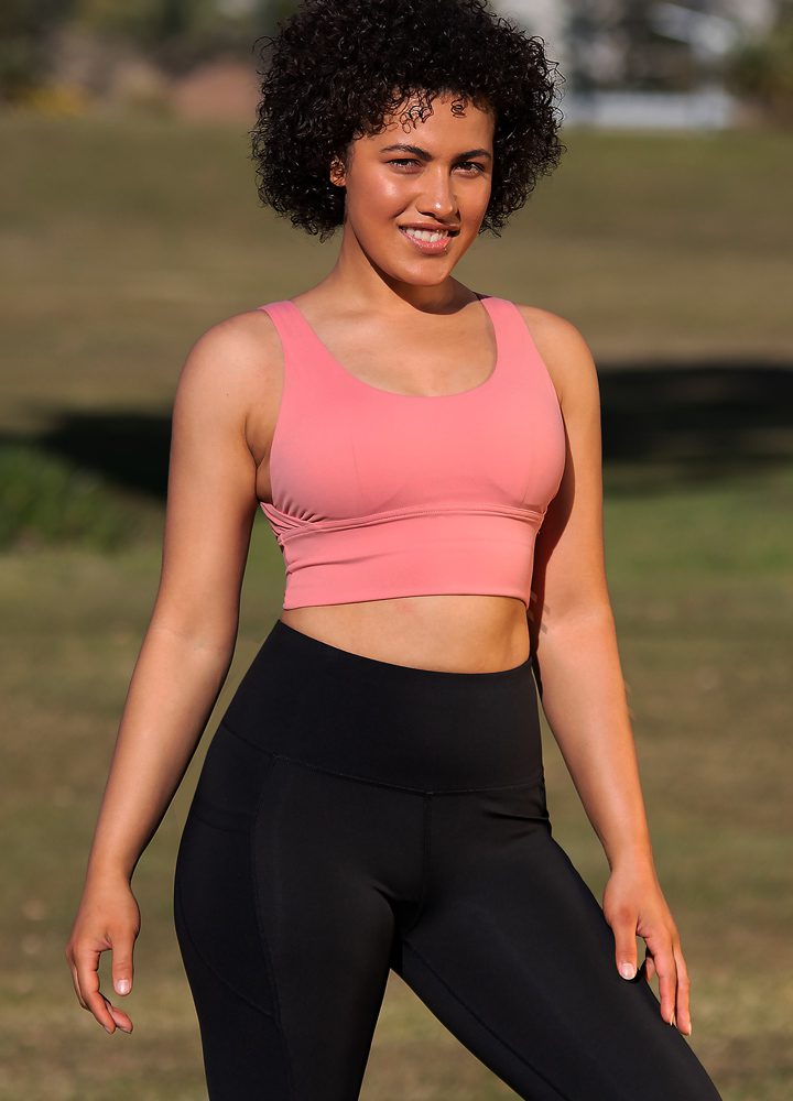 Wide Strap U Back Sports Bra