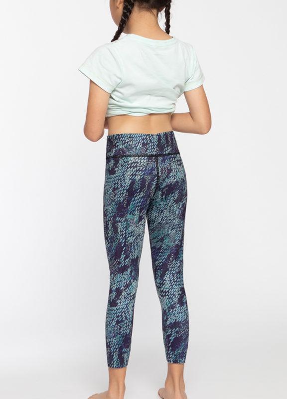 Girls Yoga Tights Camo Reversible