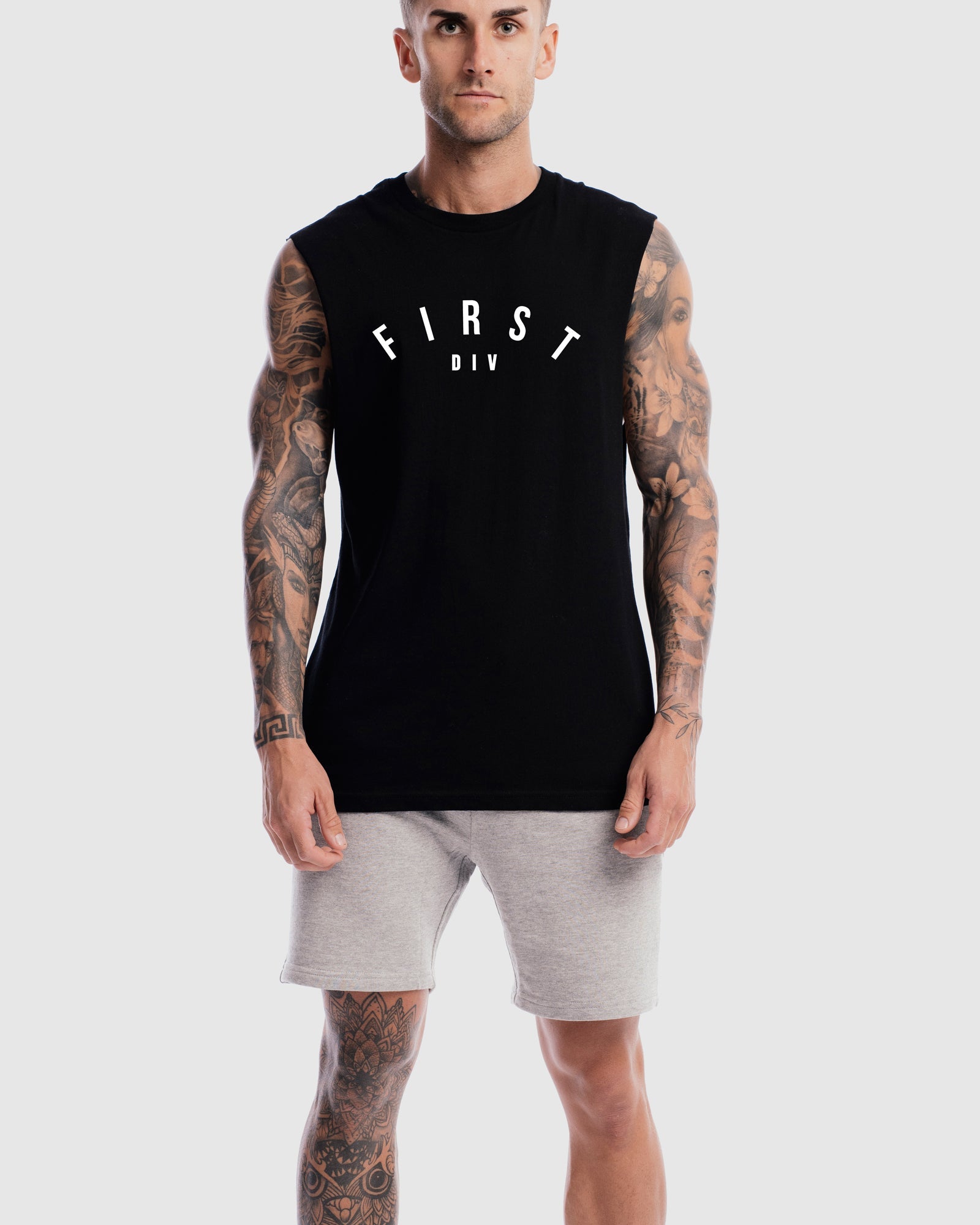 Mens Core Logo Tank - Black