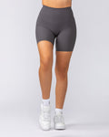 Zero Rise Rib Bike Shorts - Phantom