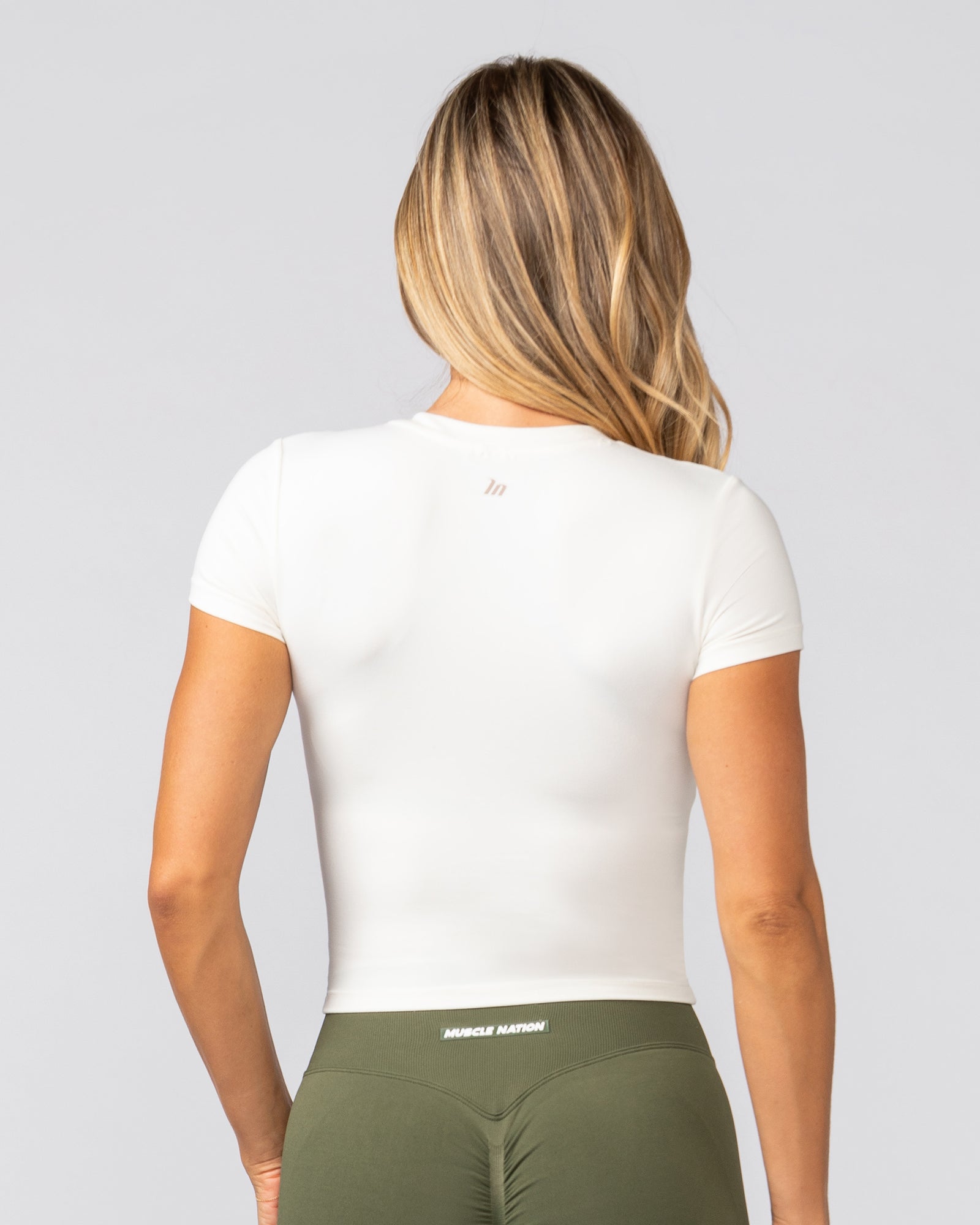 Essential Cropped Tee - Coconut
