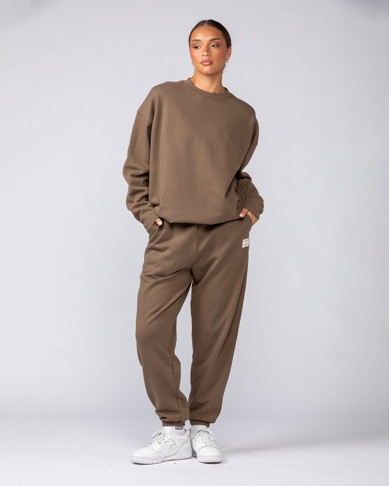 Lee Lem Crew Pullover - Washed Hazelnut