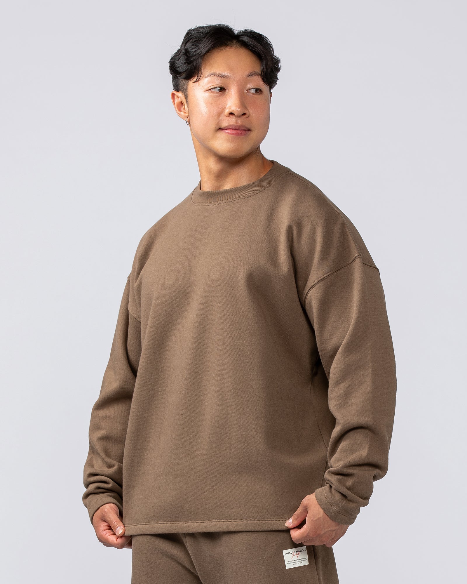 Lee Lem Crew Pullover - Washed Hazelnut
