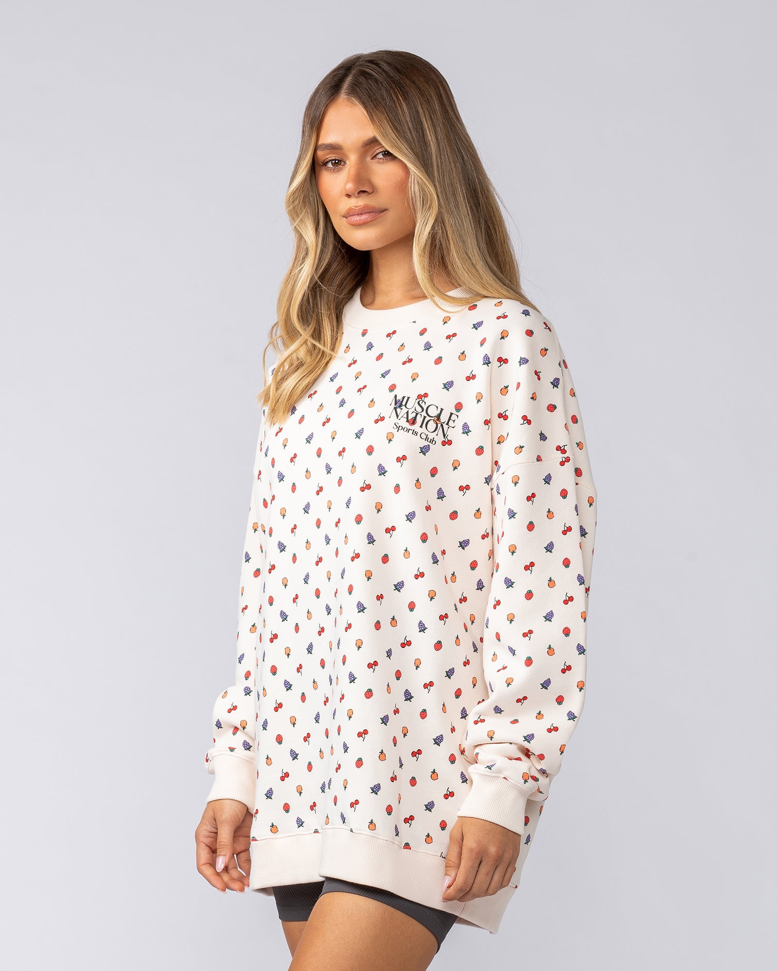 Smoothie Oversized Pullover - Smoothie Print