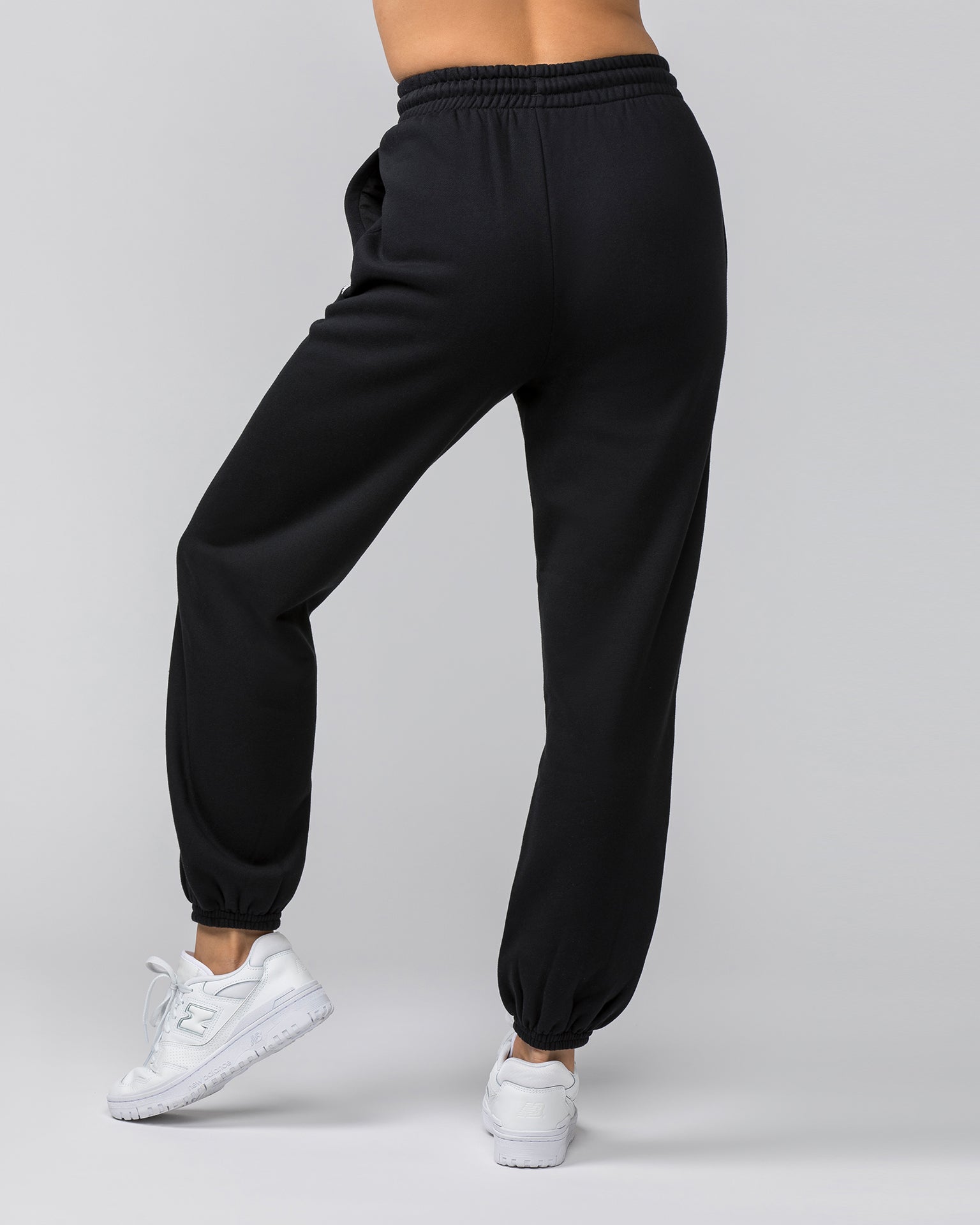 Weekend Slouchy Trackies - Black