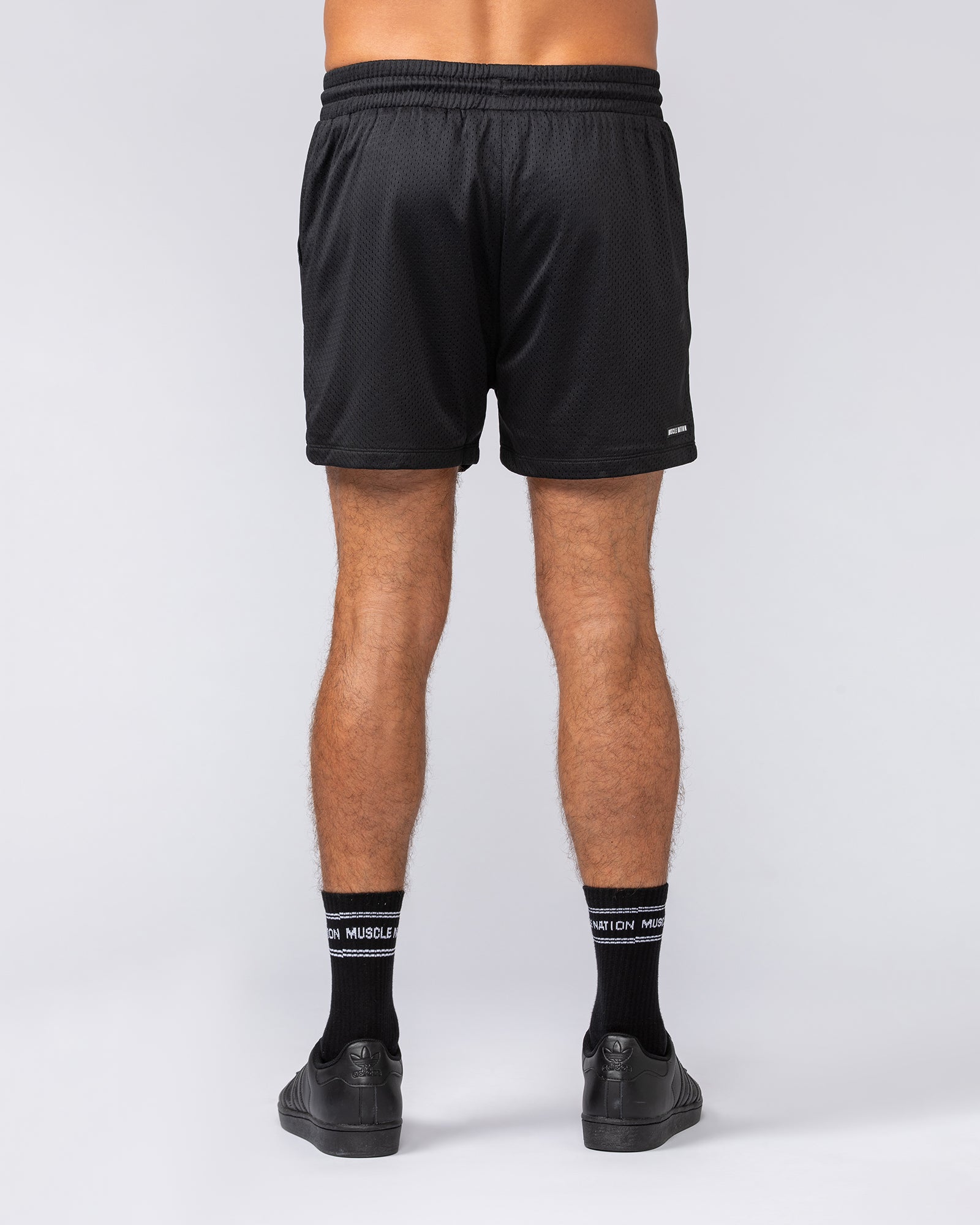 Heritage Crest Lay Up 3.5" Shorts - Black