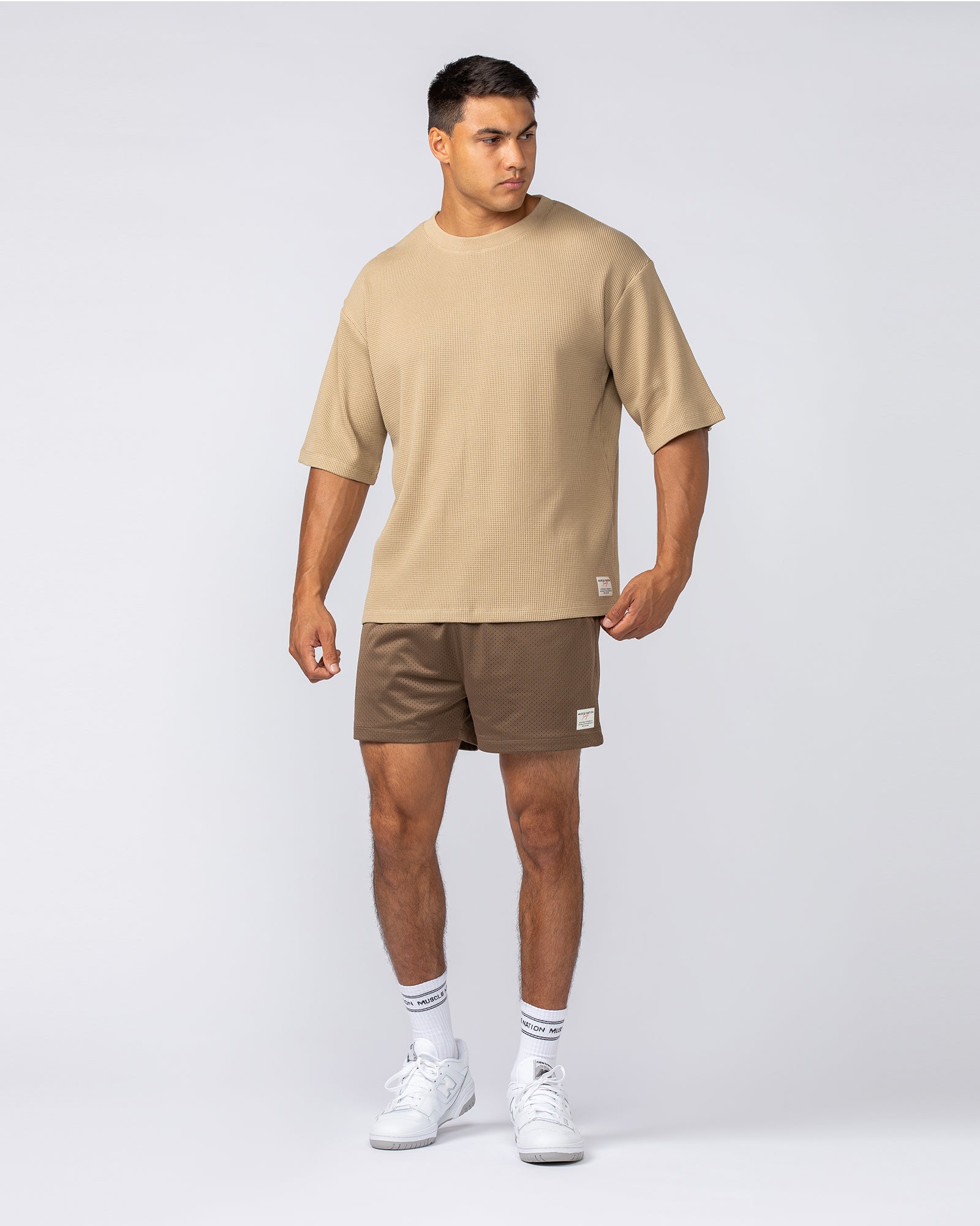 Lee Lem Lay Up 3.5" Shorts - Hazelnut