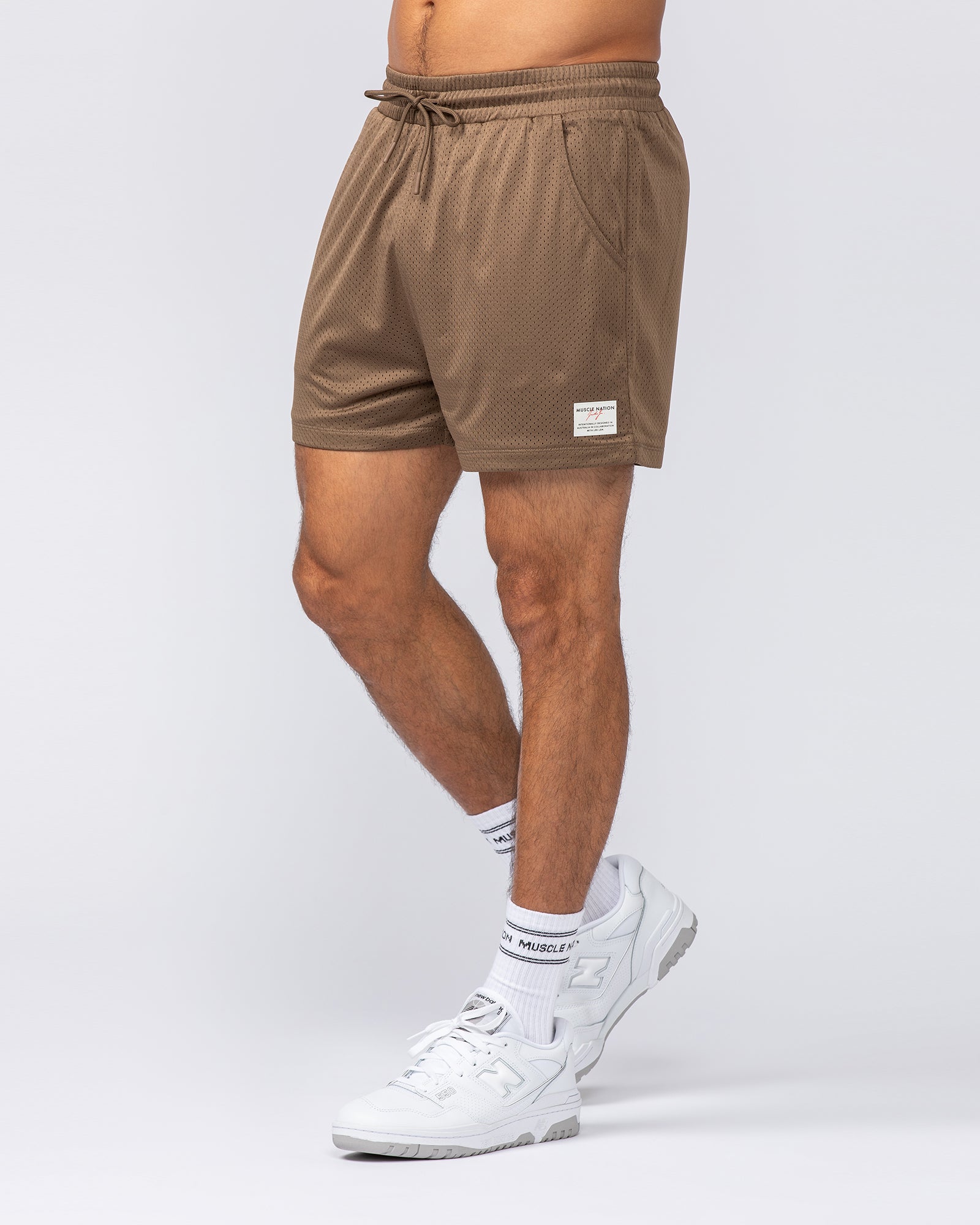 Lee Lem Lay Up 3.5" Shorts - Hazelnut