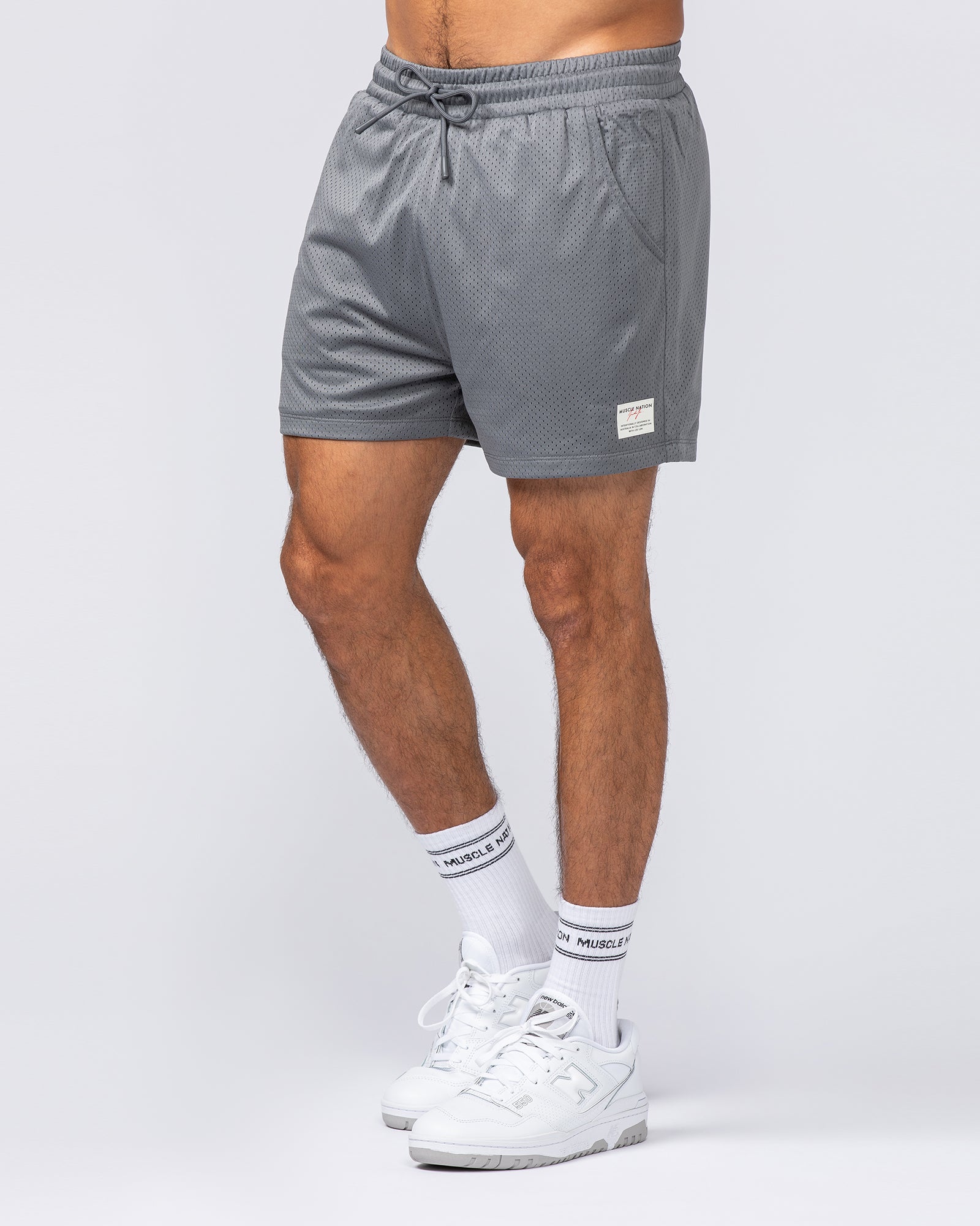 Lee Lem Lay Up 3.5" Shorts - Platinum Grey