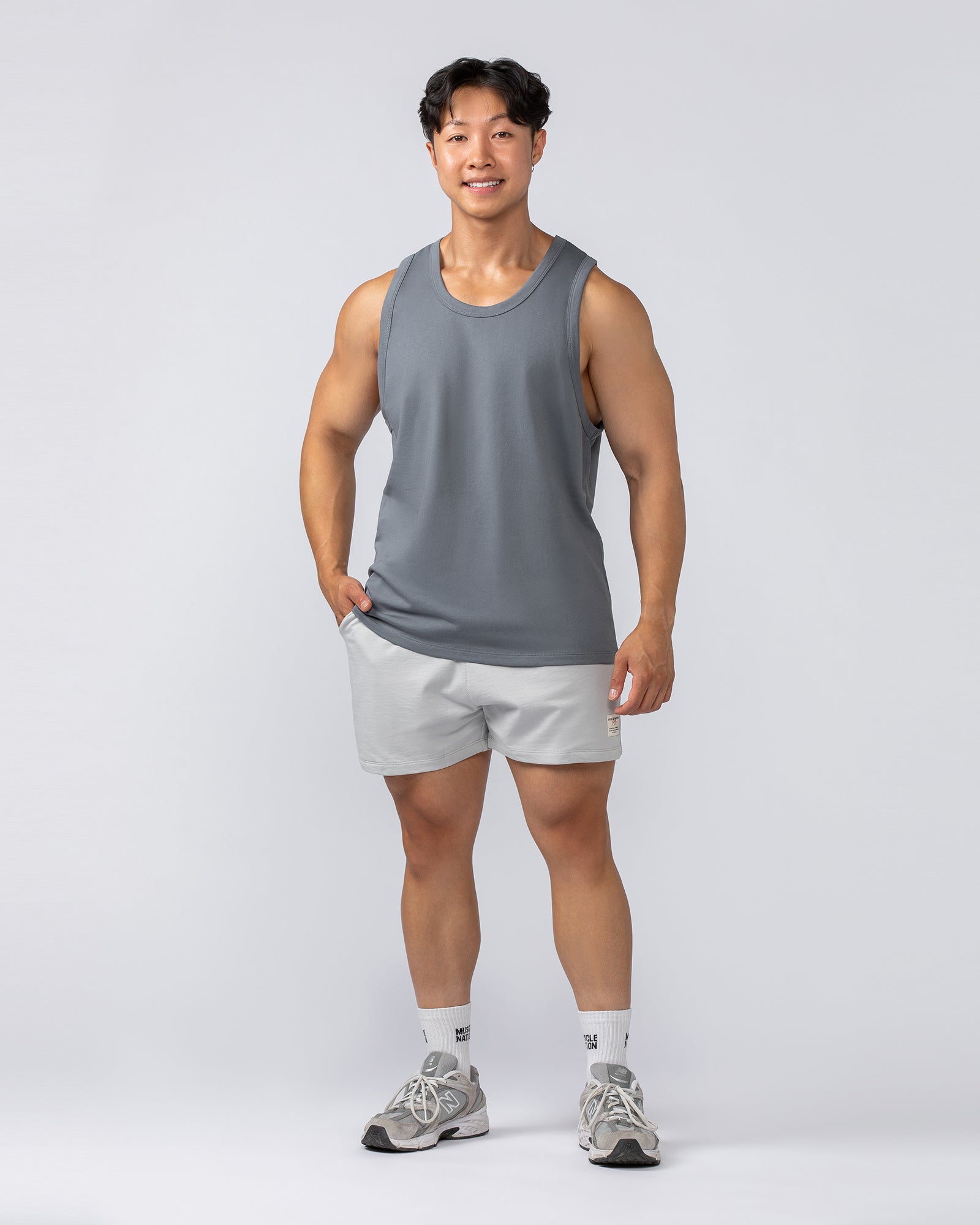 Lee Lem Loopback Shorts - Ice Grey