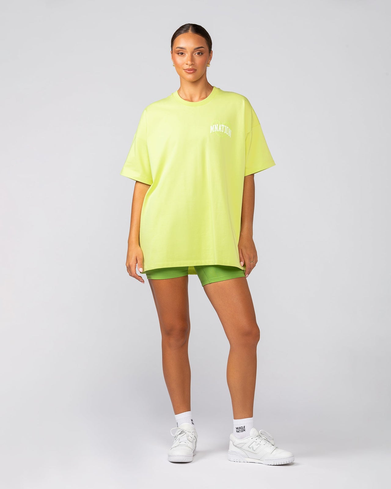 Lovers Oversized Tee - Limeade