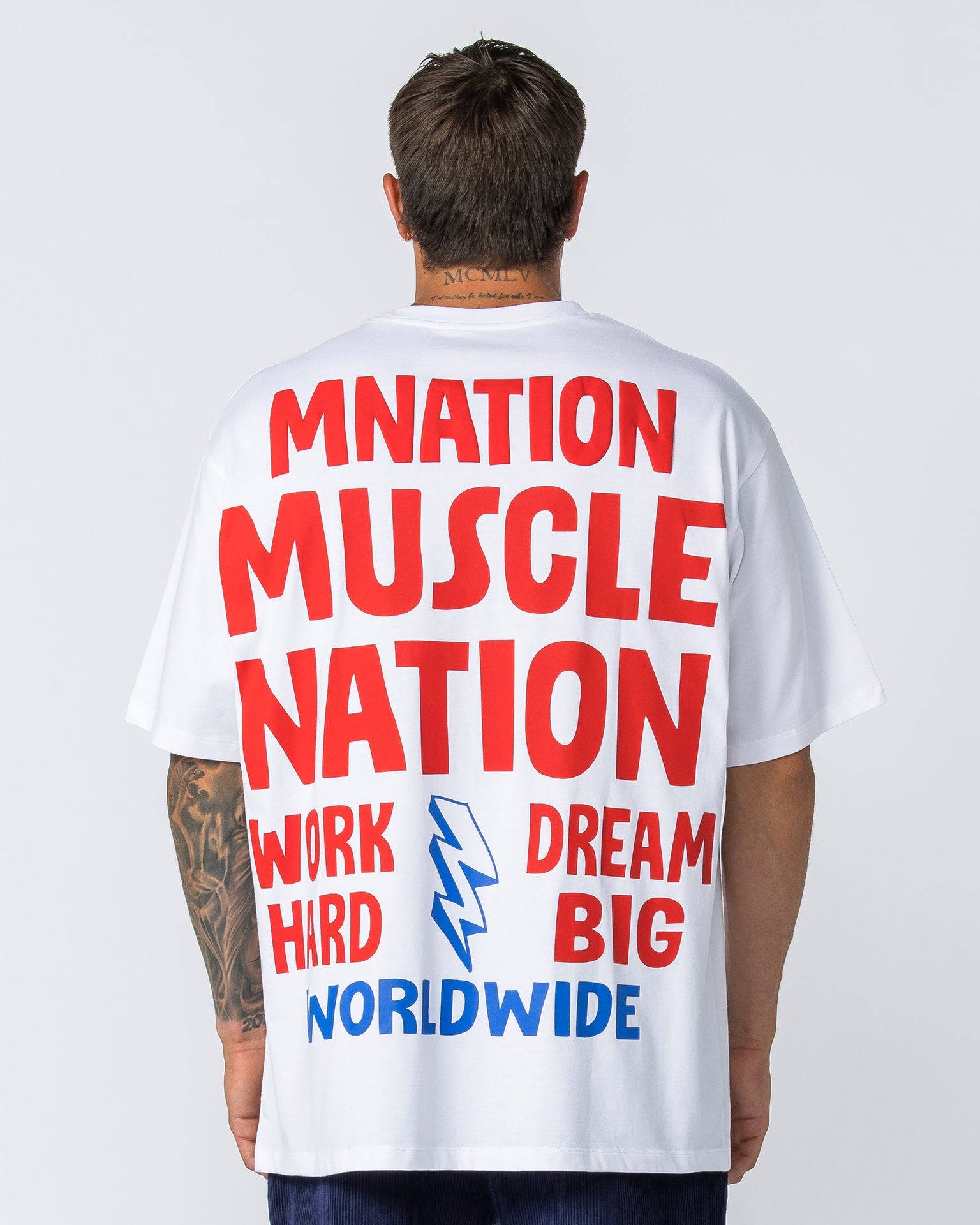Mens Tour Oversized Tee - White