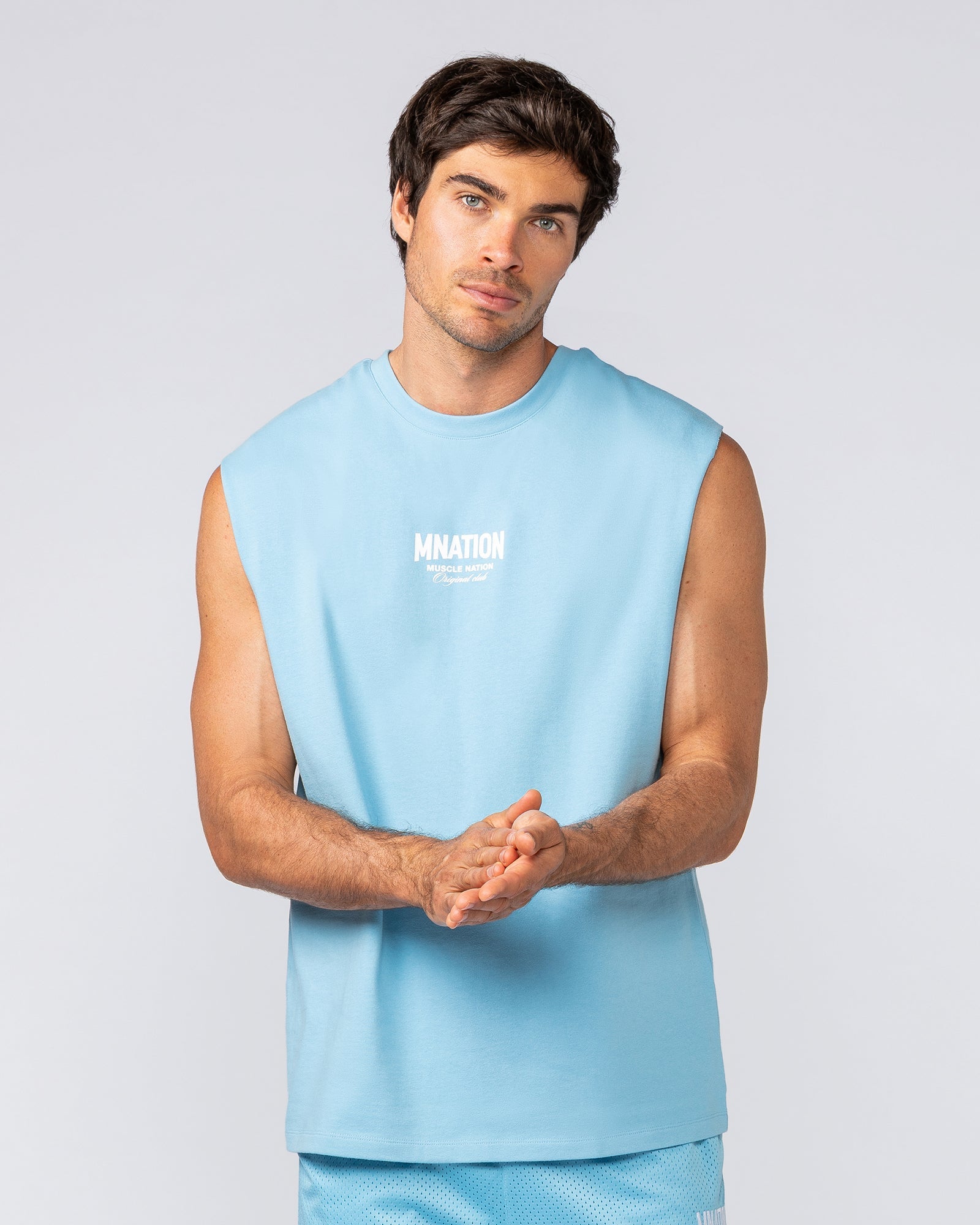 Heritage Muscle Tank - Light Blue