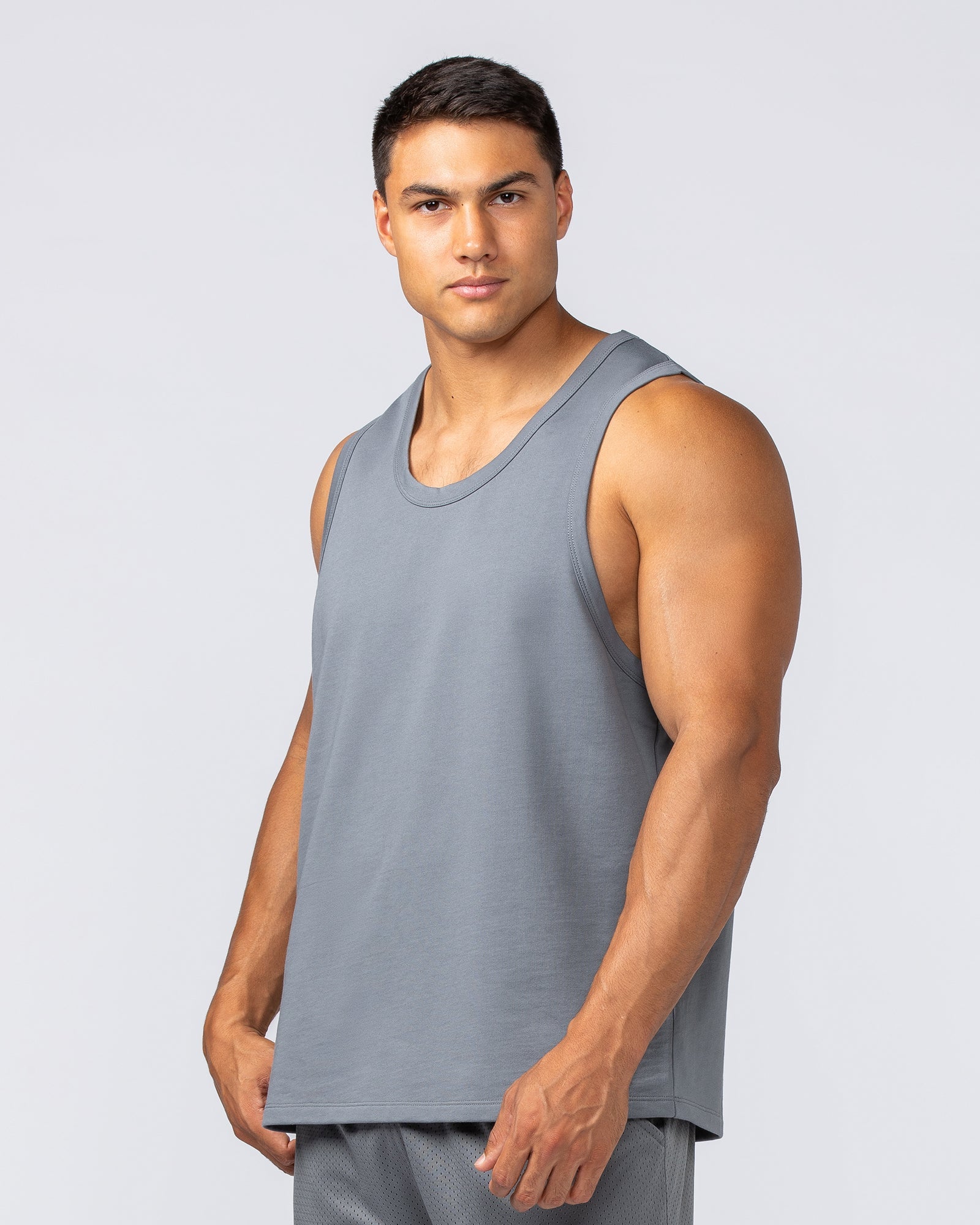 Lee Lem Loopback Tank - Platinum Grey