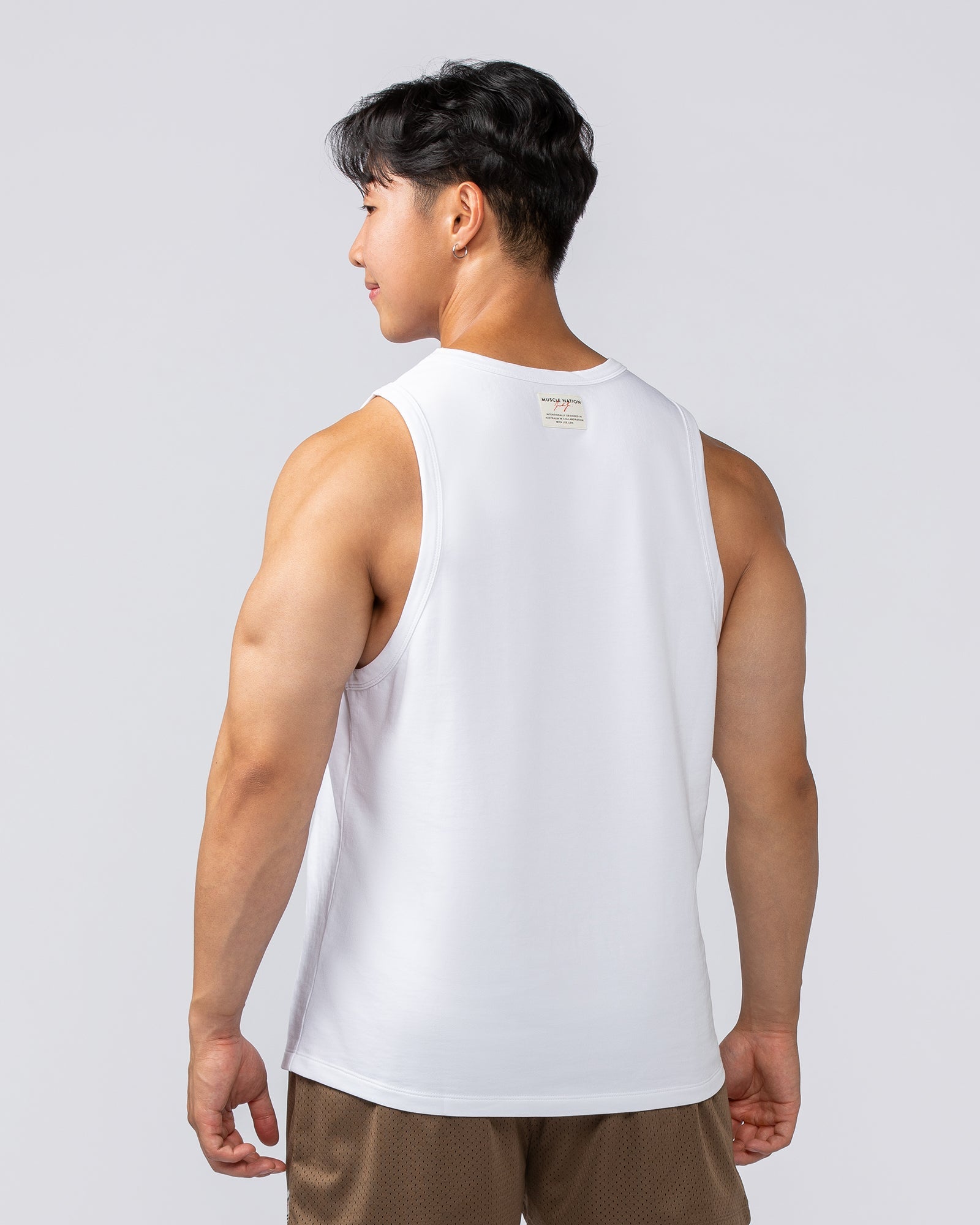 Lee Lem Loopback Tank - White