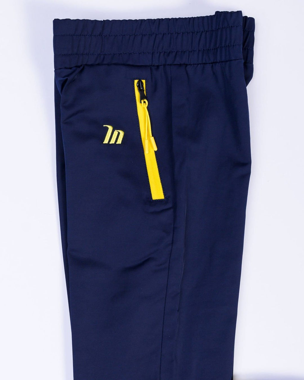 Kids MN Retro Tracksuit Pants - Navy / Yellow